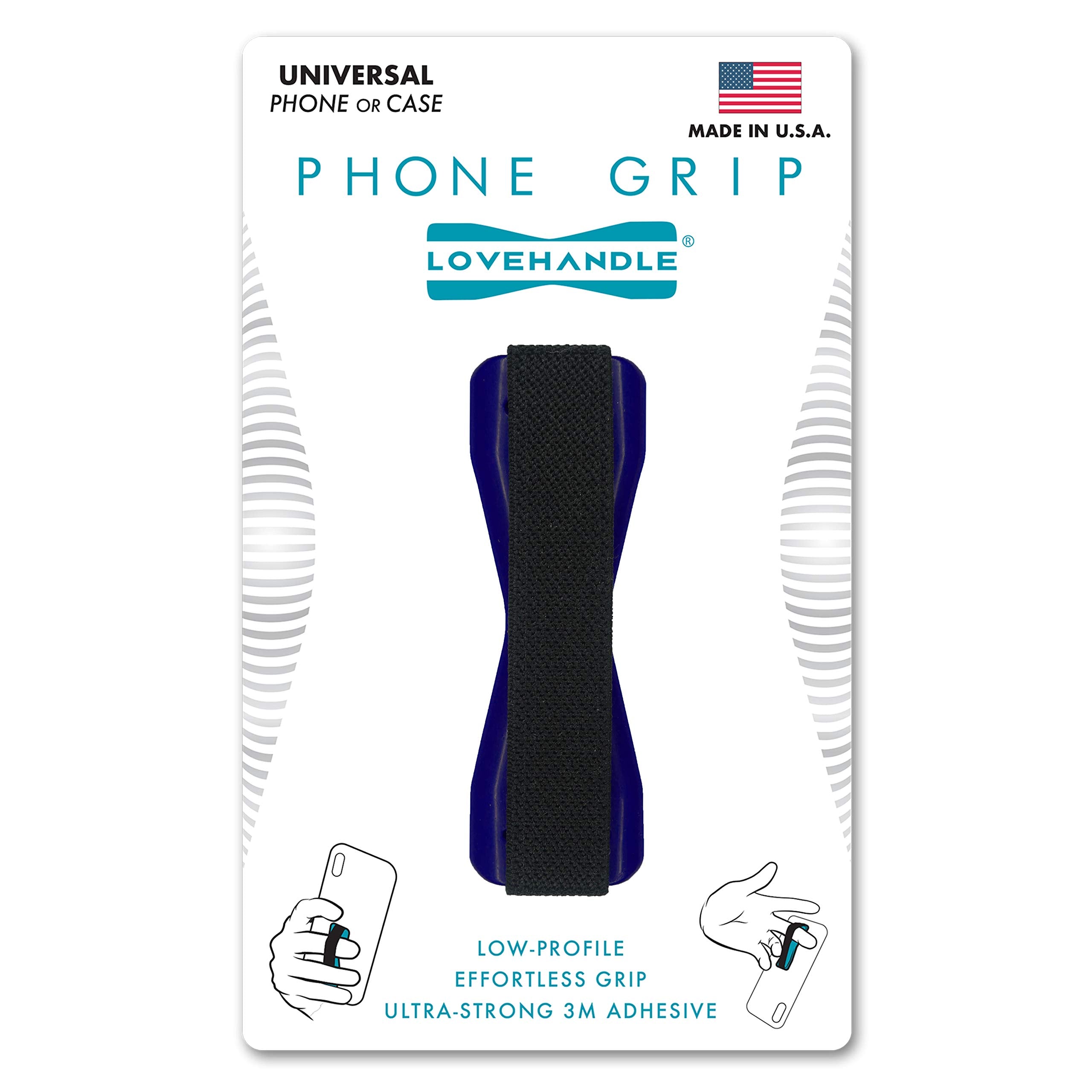 LOVEHANDLE Phone Grip - Universal Phone Strap and Phone Grips for Back of Phone - Convenient Cell Phone Holder for Hand That Fit