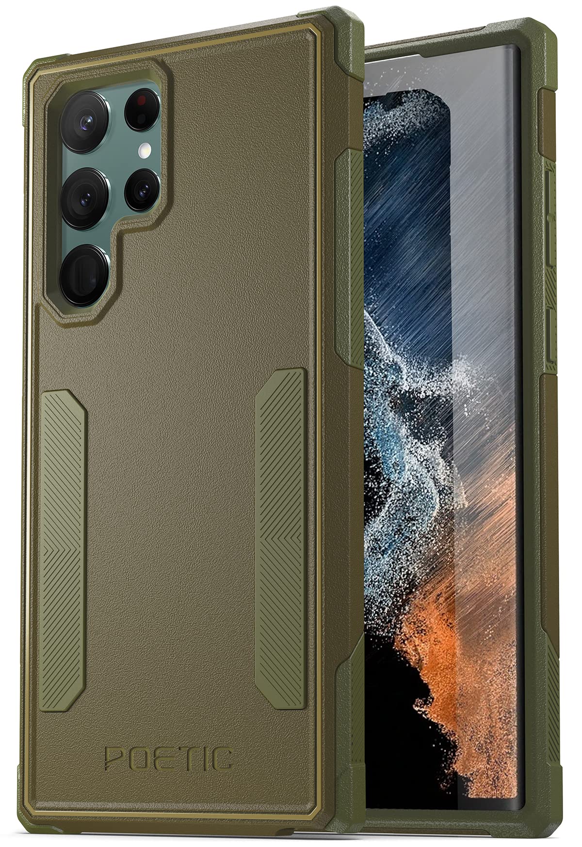 Poetic Neon Series Case For Samsung Galaxy S22 Ultra 5G 6.8 Inch, Dual Layer Heavy Duty Tough Rugged Lightweight Slim Shockproof