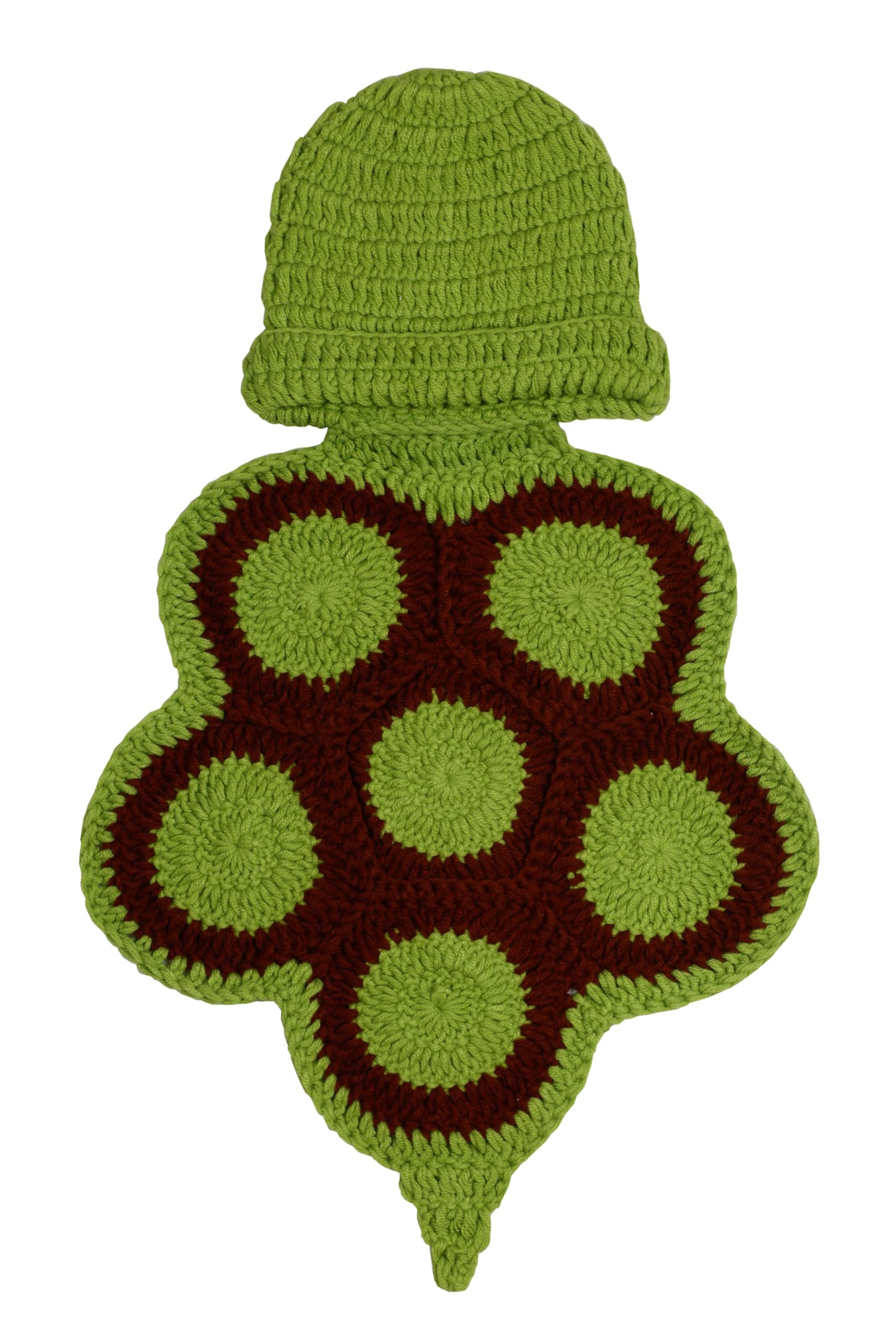 Matissa, Baby Photography Prop (Turtle) Newborn Baby Girl Boy Crochet Knit Costume Photo Photography Prop Hats Outfits Multi