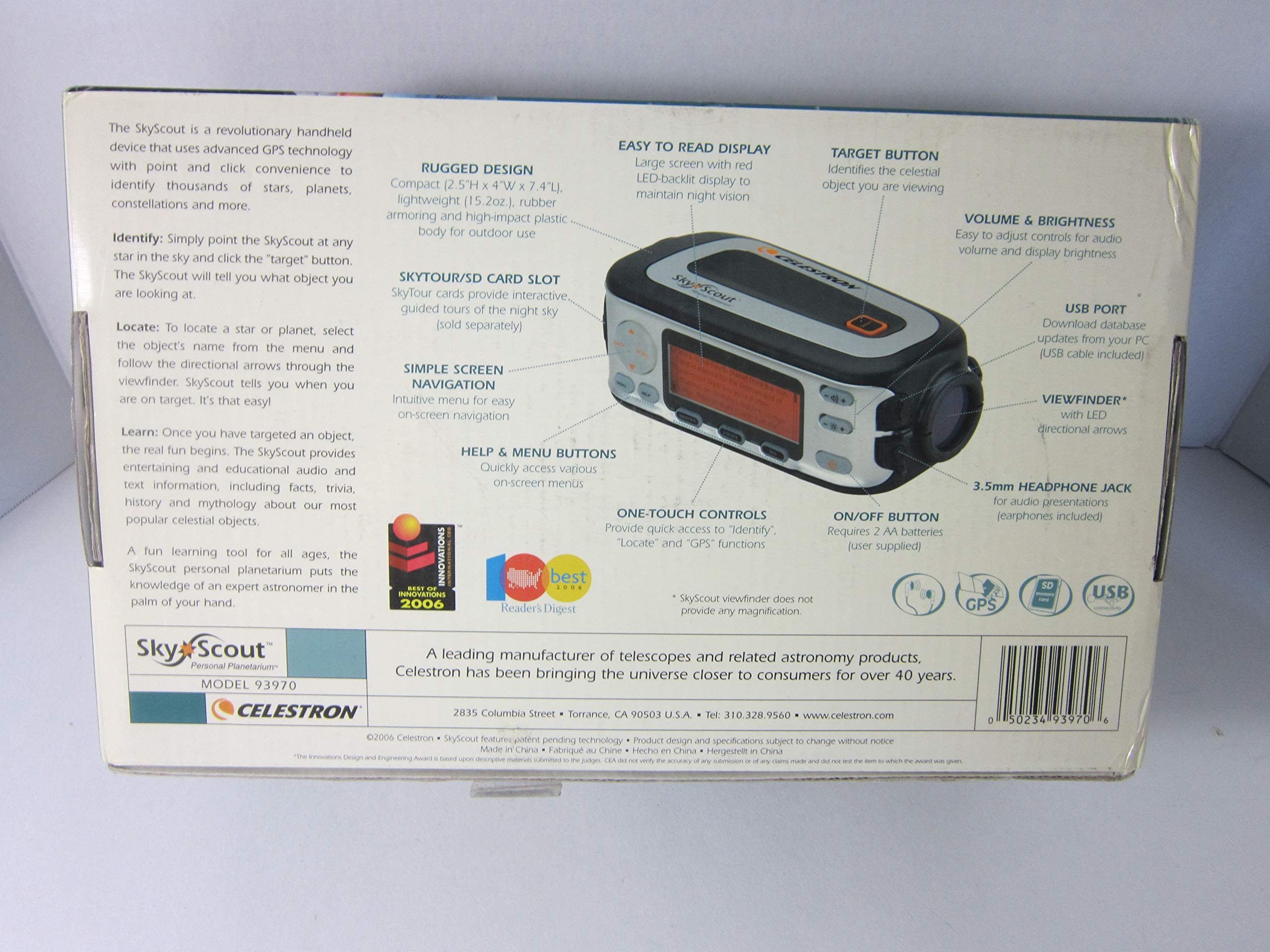 Celestron Skyscout Personal Planetarium