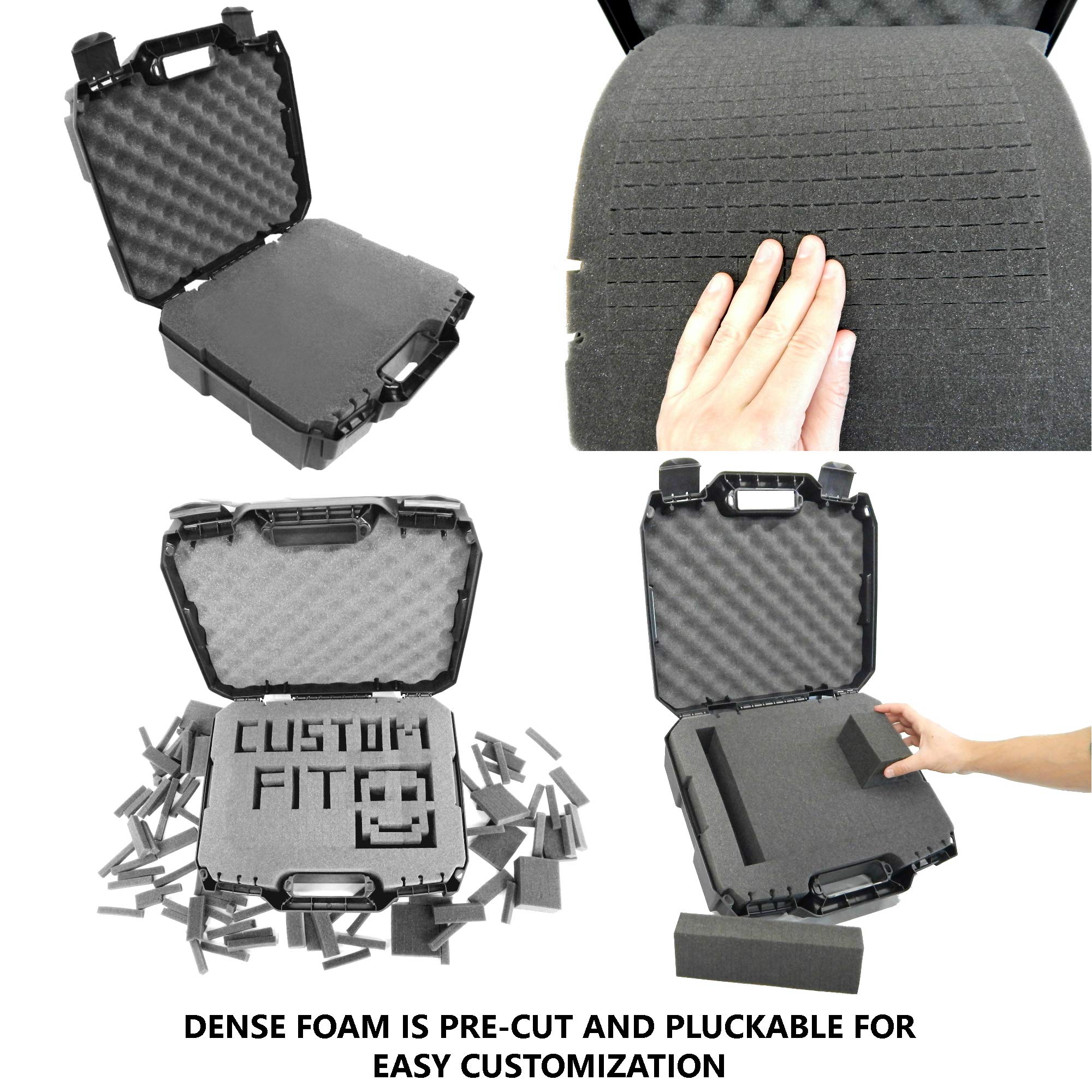 Casematix 17'' Hard Shell Audio Mixer Travel Case Compatible With Behringer Xenyx X1204Usb, 1204Usb, Qx1204Usb, Q1204Usb, 1202Fx