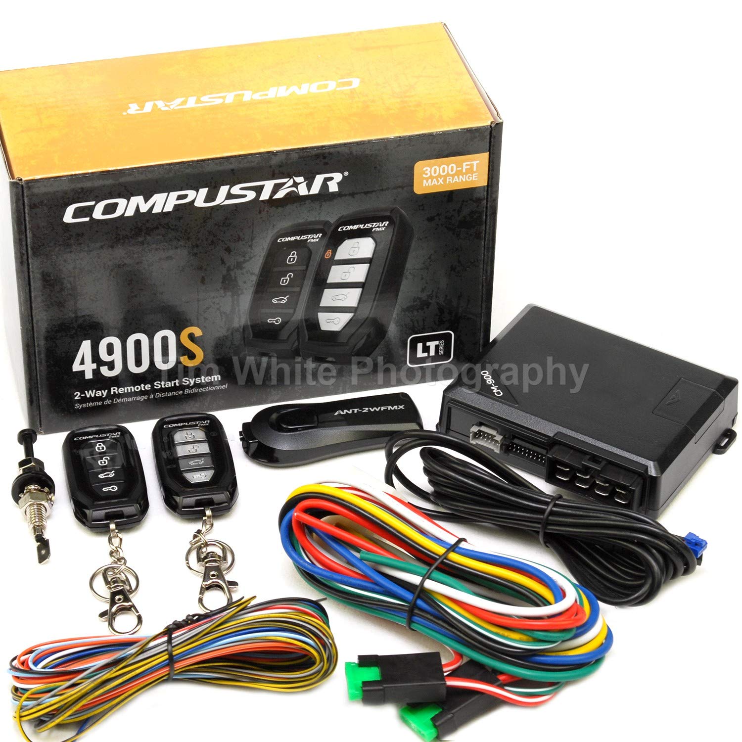 Compustar Cs4900 S (4900S) 2 Way Remote Start And Keyless Entry System With 3000 Ft Range