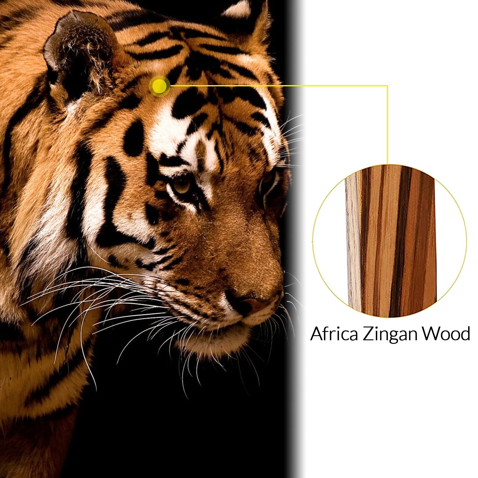 Snigjat Acoustic Guitar Stand, Wooden Guitar Stand With Tiger Grain, Floor Electric Guitar Stand With Foam, A Frame Folding Guit