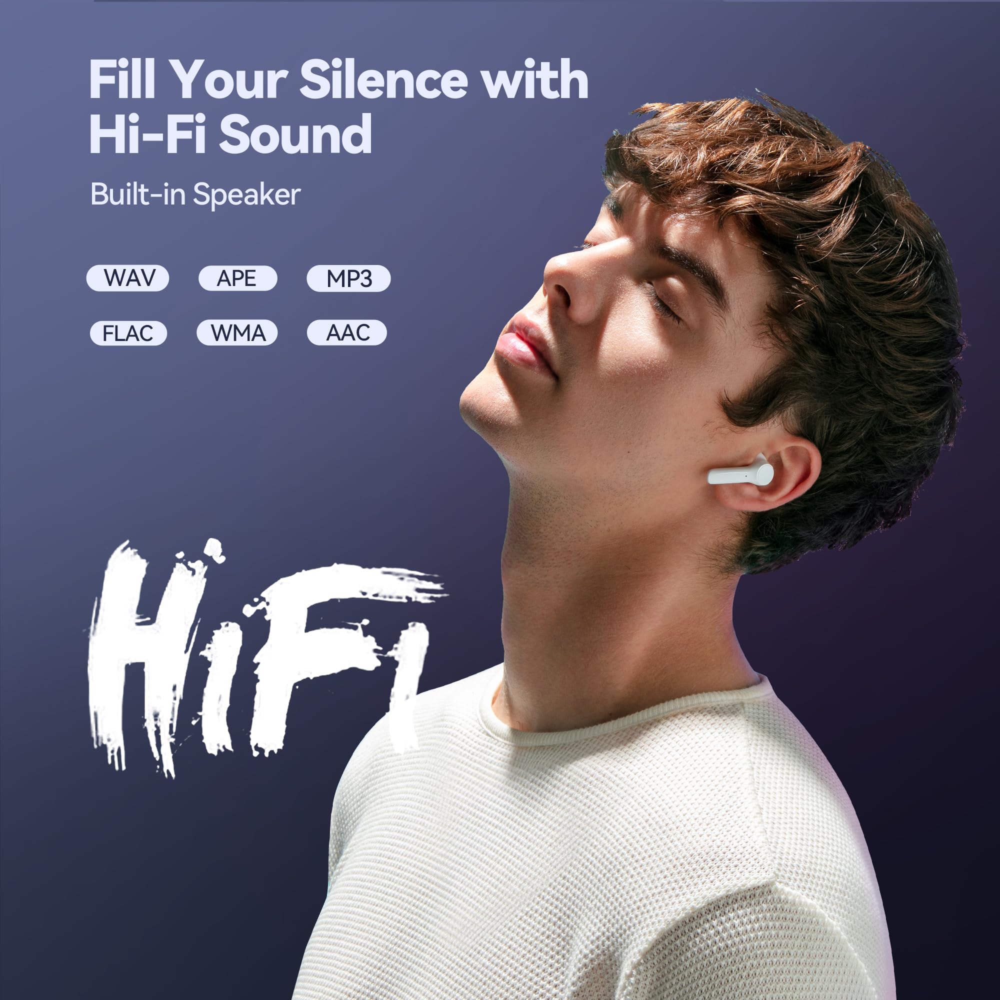 Agptek 64Gb Mp3 Player With Bluetooth, M3 2.4 Inch Music Player With Speaker And Fm Radio, Touch Buttons, Supports Up To 128Gb