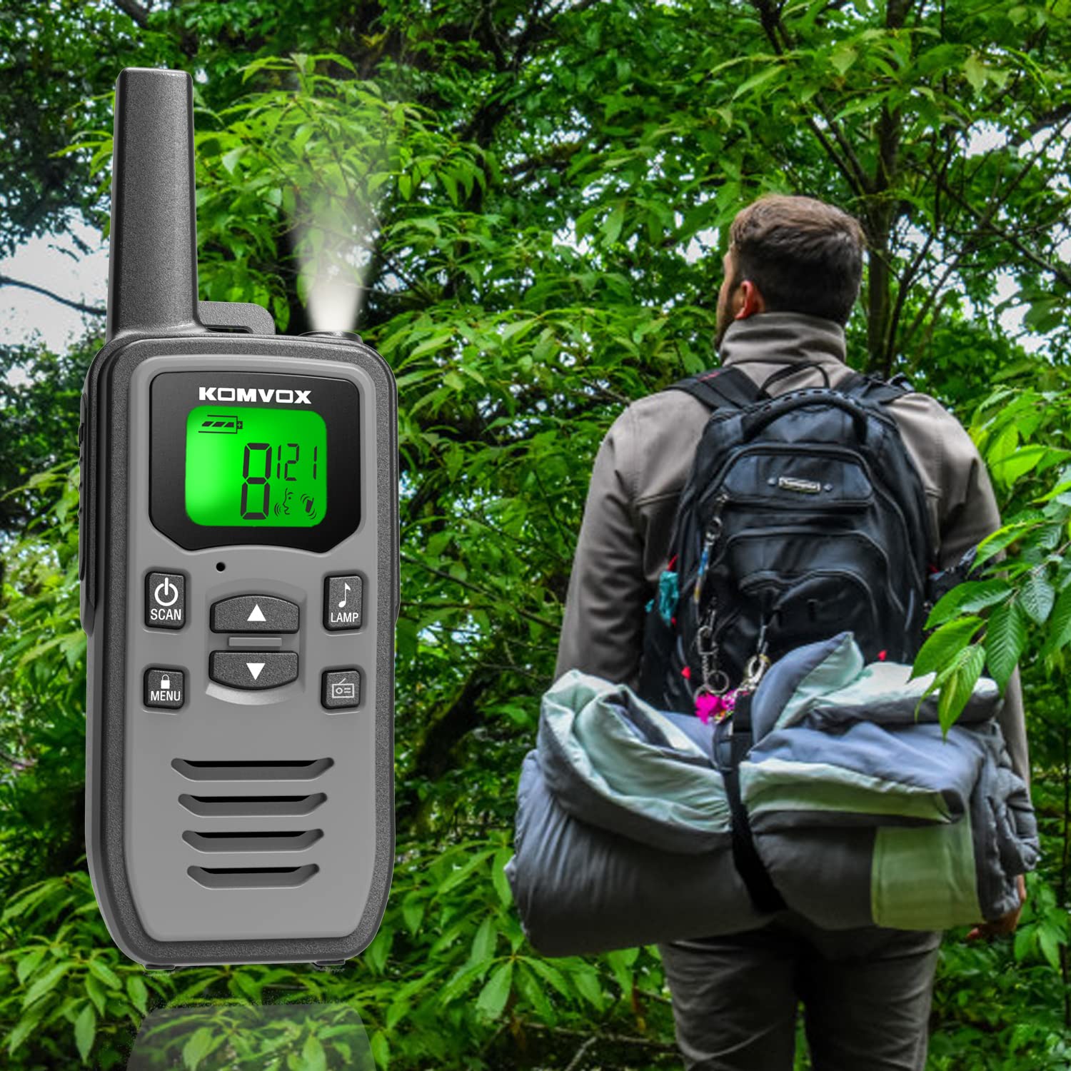 Rechargeable Walkie Talkies For Adults With 36 Channels, Long Range Two Way Radio Walkie Talky With Noaa Weather Alerts, Emergen