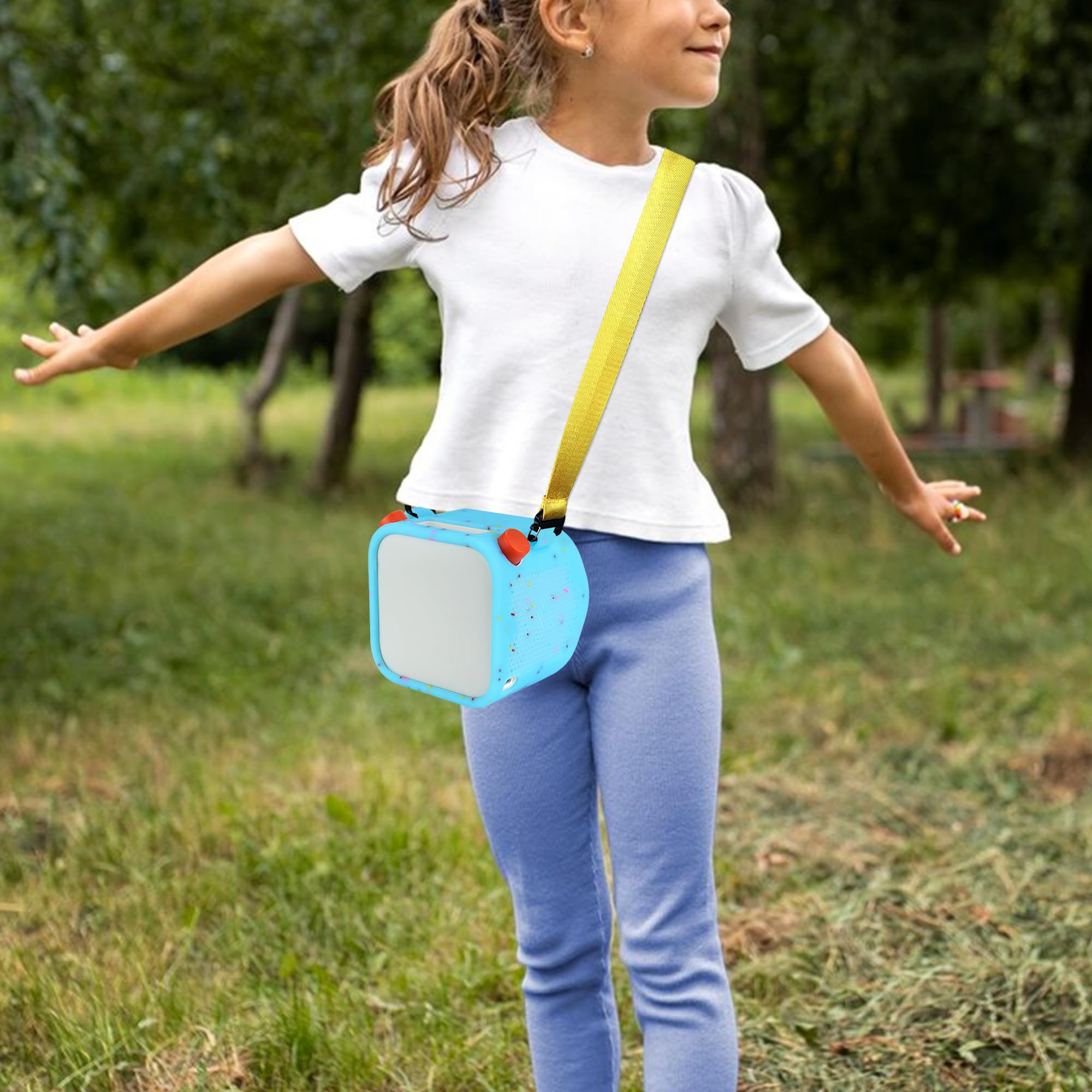 Cover Compatible With Yoto Player 3Rd Gen., Silicone Jacket Compatible With Yoto Player 3Rd Generation, Blue