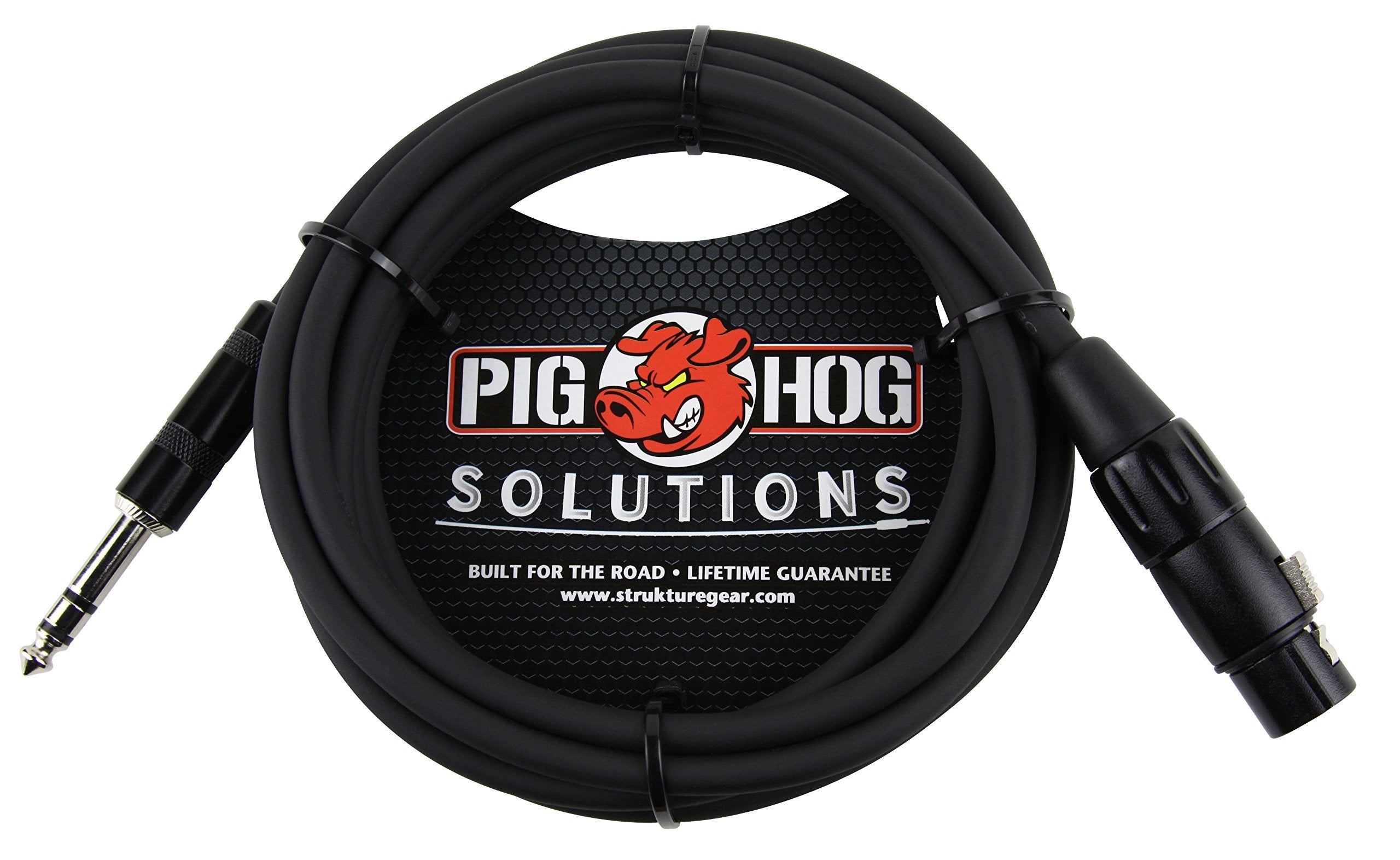 Pig Hog Px Tmxf1 1/4'' Trs To Xlr Adaptor Cable, 10 Feet