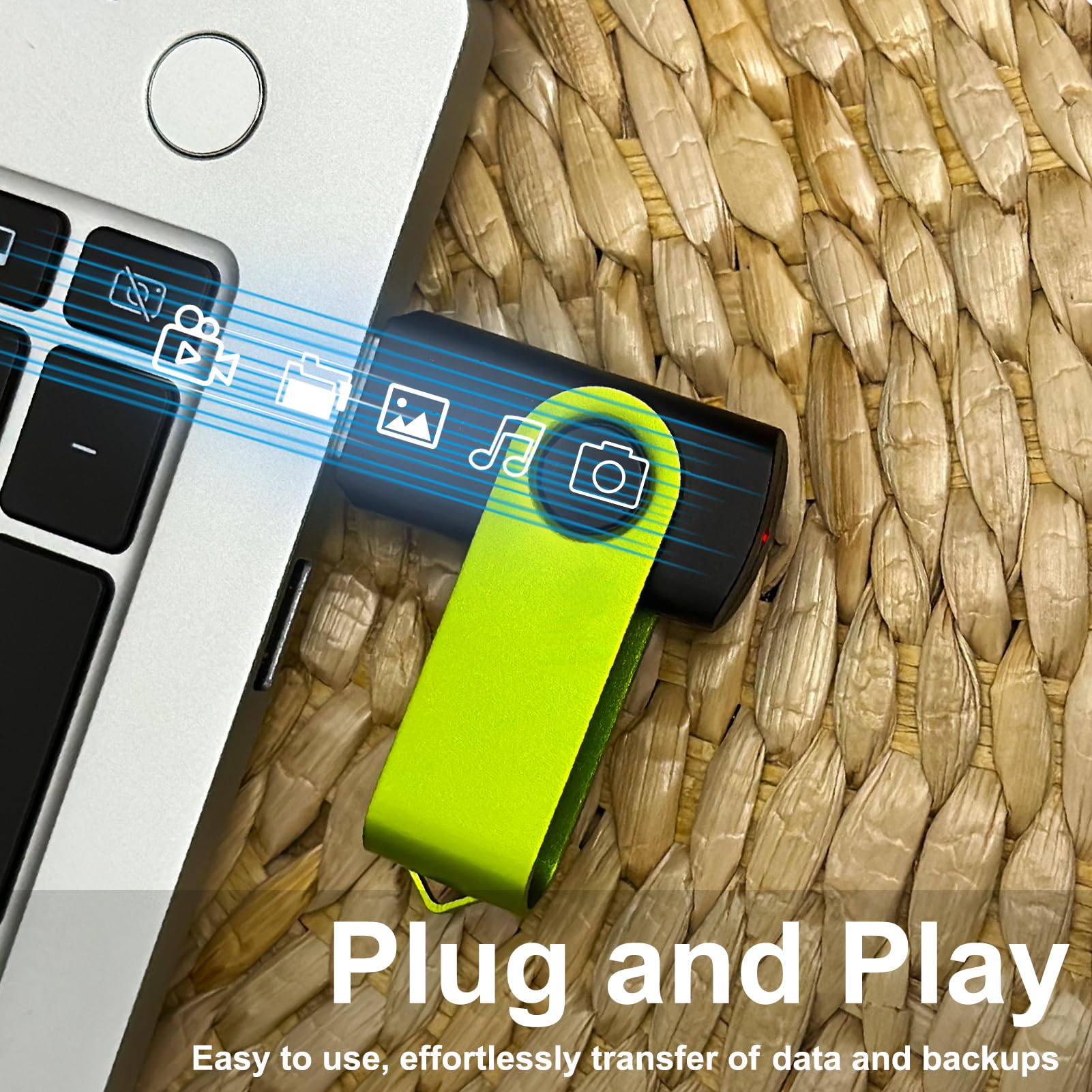 Nicepicten Usb Thumb Drive 1Gb Usb Flash Drive 20 Pack, Bulk Zip Drive Usb 2.0 Memoria Usb Memory Stick Jump Drive Swivel Pen Dr