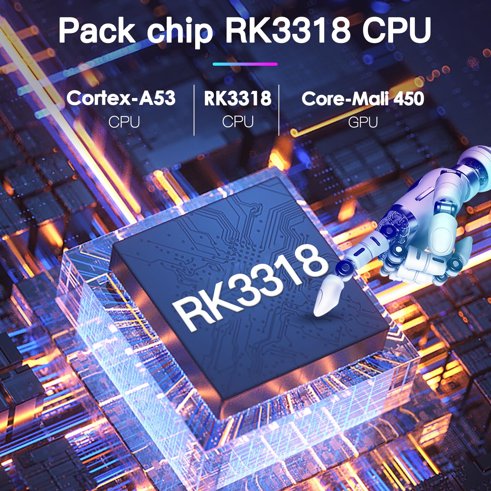 Easytone 2024 Android Tv Box 11.0, Smart Android Tv Box 2Gb Ram 16Gb Rom Rk3318 Quad Core 4K Tv Box Supports 2.4G+5G Wifi Ethern