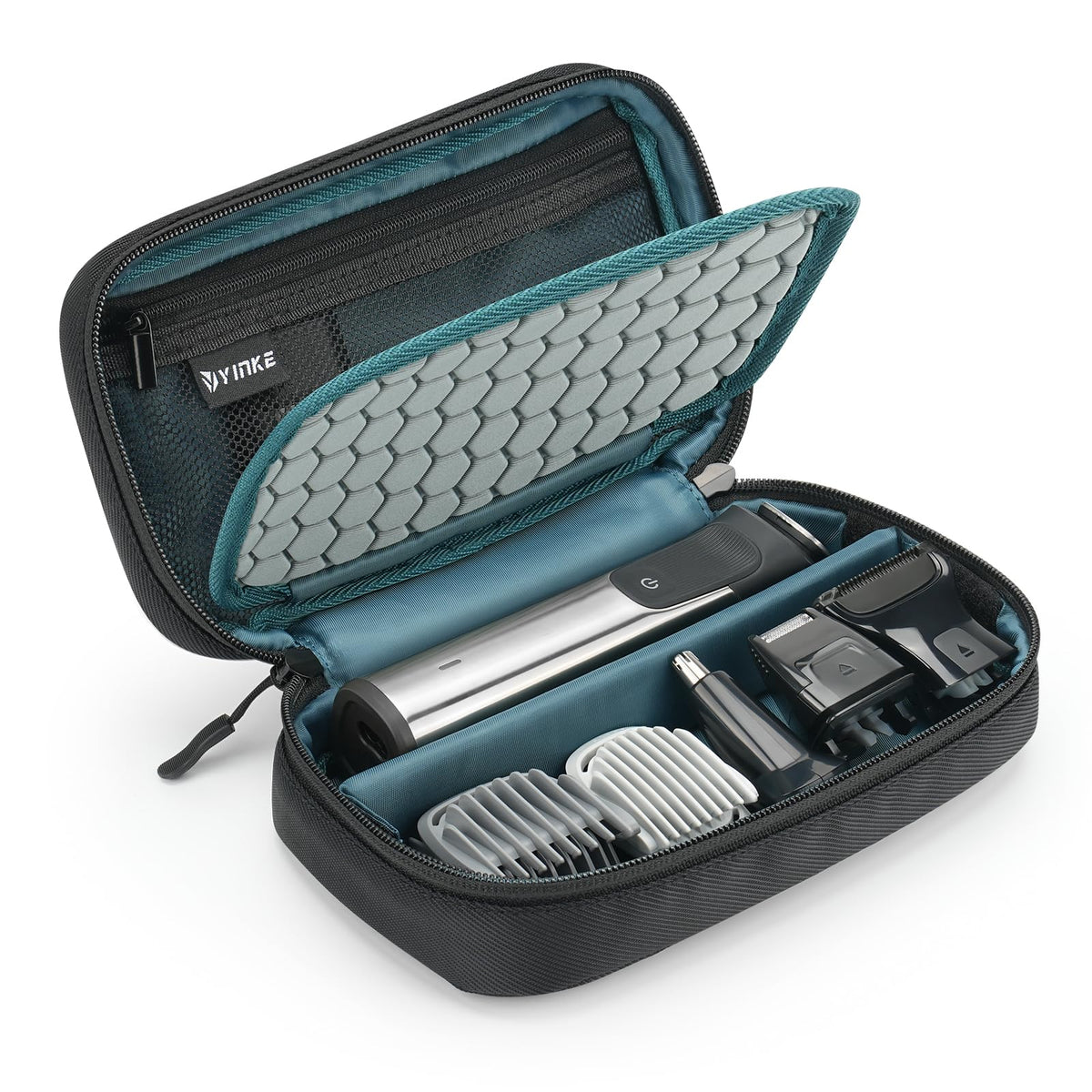 Yinke Travel Shaver Case For Multigroom Series 3000/5000/70000/9000, Men'S Electric Beard Trimmer Case Attachments Storage Bag O