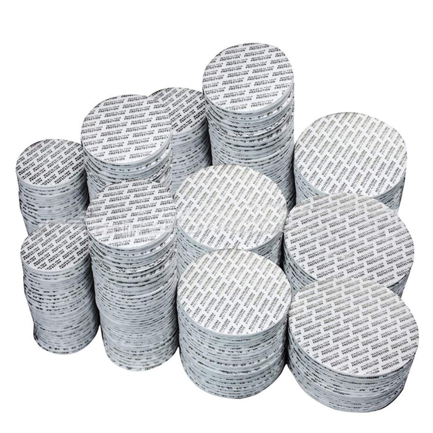 Nanshine 38Mm/ 1.5' Pressure Activated Seals Cap Liners Foam Sealing Inserts For Glass & Plastic Jar Bottles Containers No Induction Sealer Needed 500Pcs