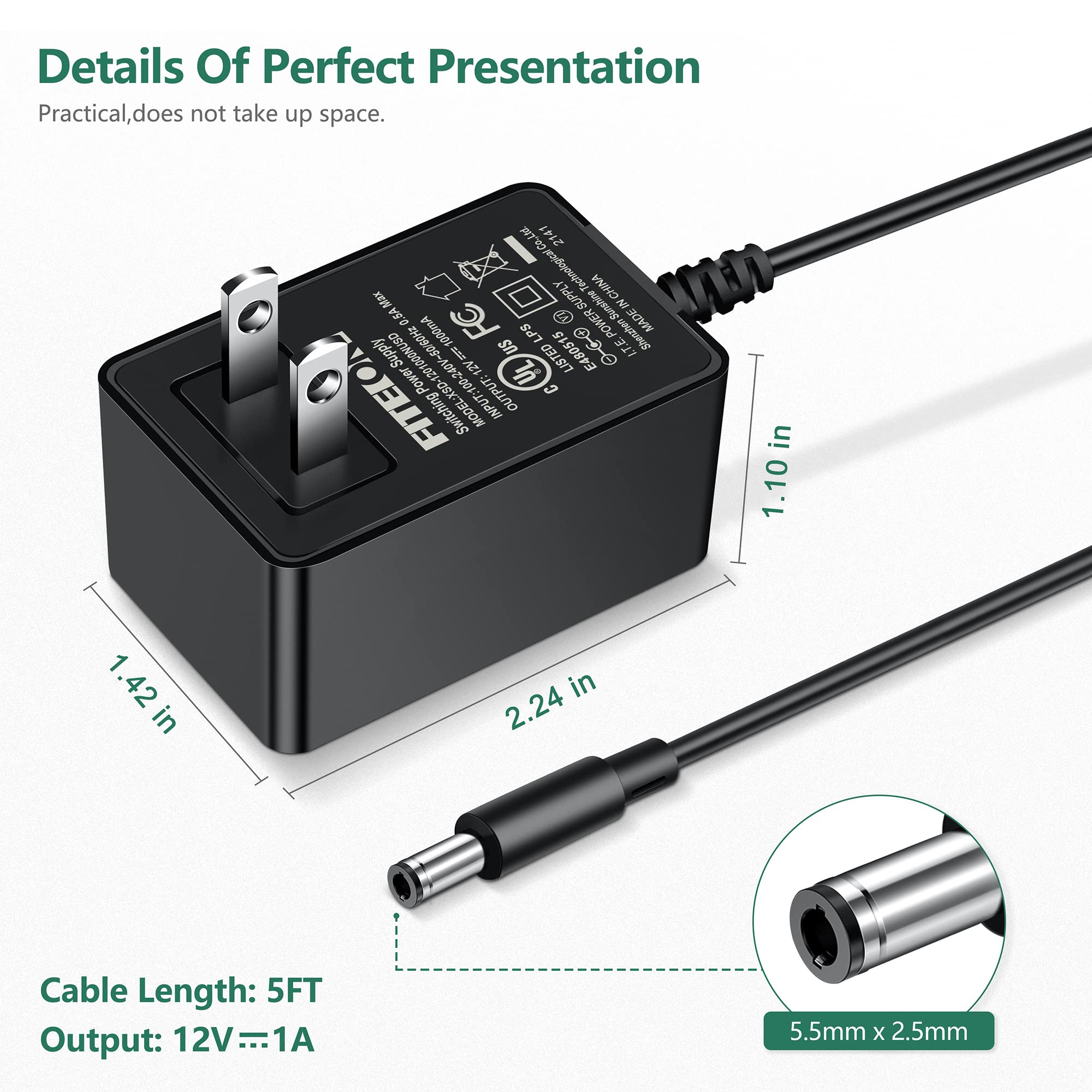 Fite On 12V Ac/Dc Adapter Replacement For Briggs And Stratton B&S Bs B4177Gs 705927 0G5744 Generac Generator 0G9449 Battery Char