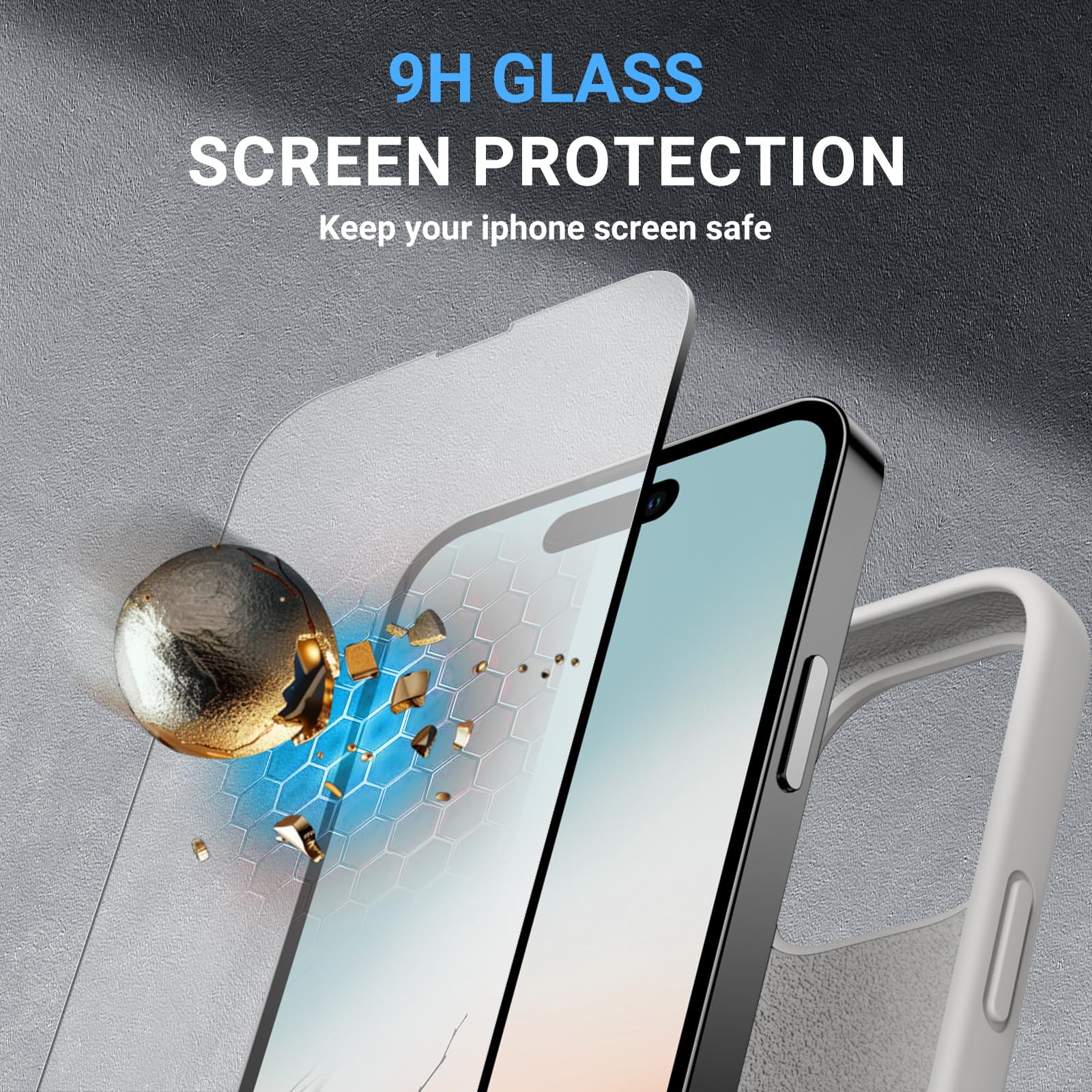 Otofly For Iphone 14 Pro Case [Compatible With Magsafe] [2 Screen Protectors] Full Body Silicone Shockproof Slim Thin Phone Case