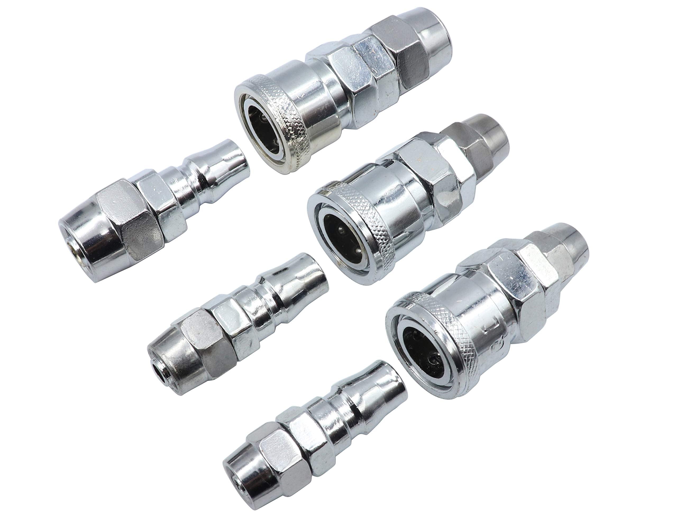 Lby Air Coupler And Plug Kit, Industrial Type C Air Hose Fittings, Compressor Pneumatic Connector, Sp20/30/40 + Pp20/30/40 Quick