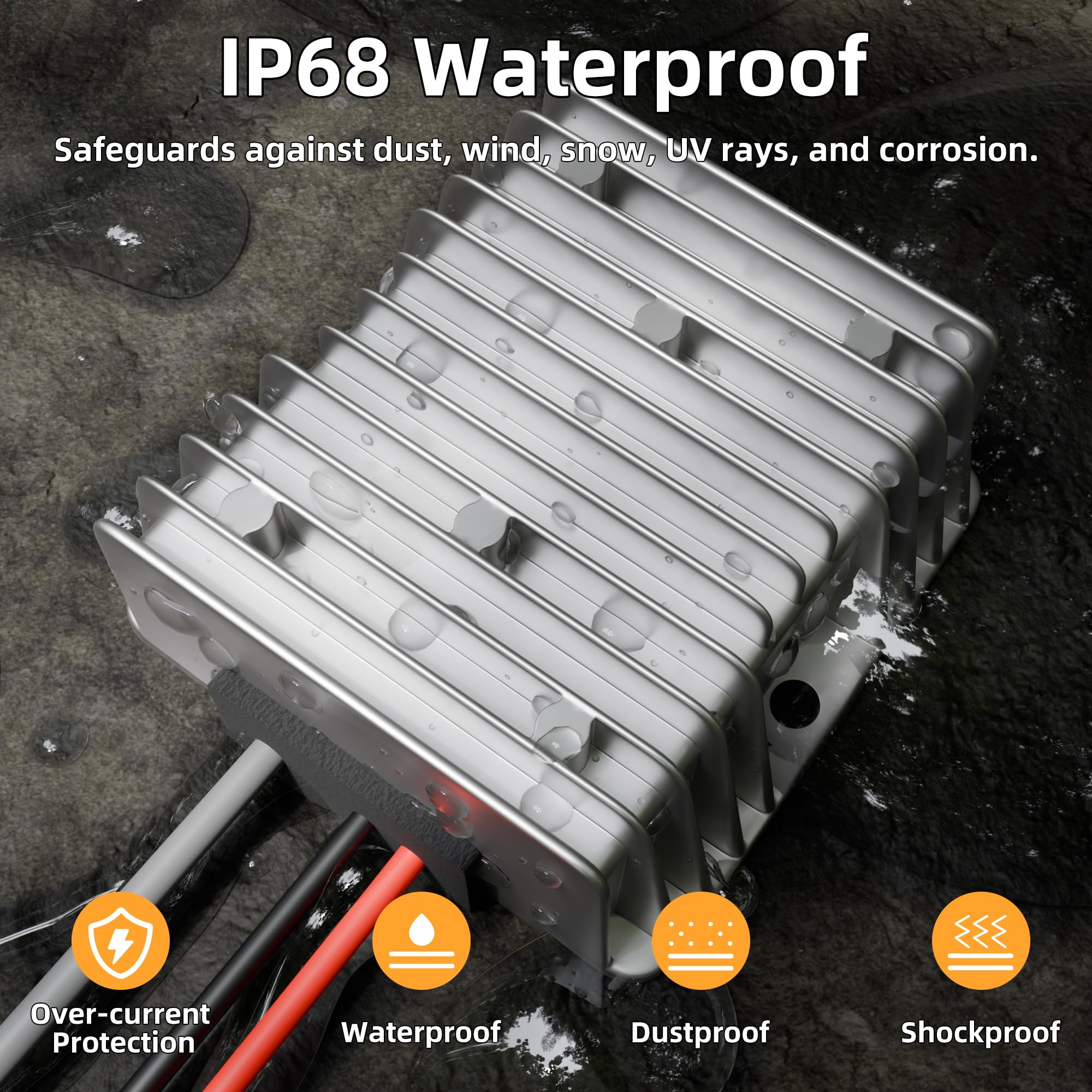Starlink Gen 3 Step Up Power Cable 12V/24V To 57V 4.5A Power Supply Adapter With Dc Plug, High Efficiency 10V 36V To 57V Step Up