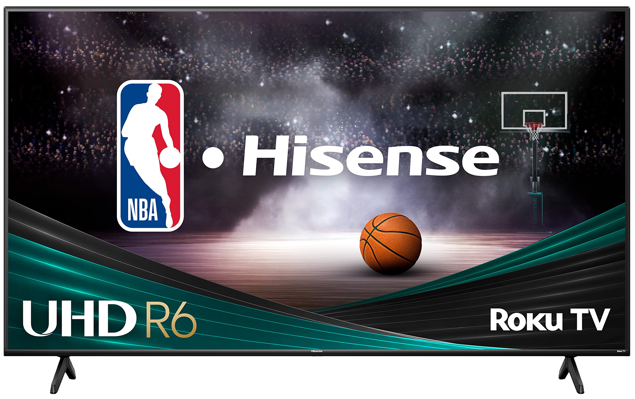 Hisense 50-Inch Class R6 Series 4K UHD Smart Roku TV with Alexa Compatibility, Dolby Vision HDR, DTS Studio Sound, Game Mode (50