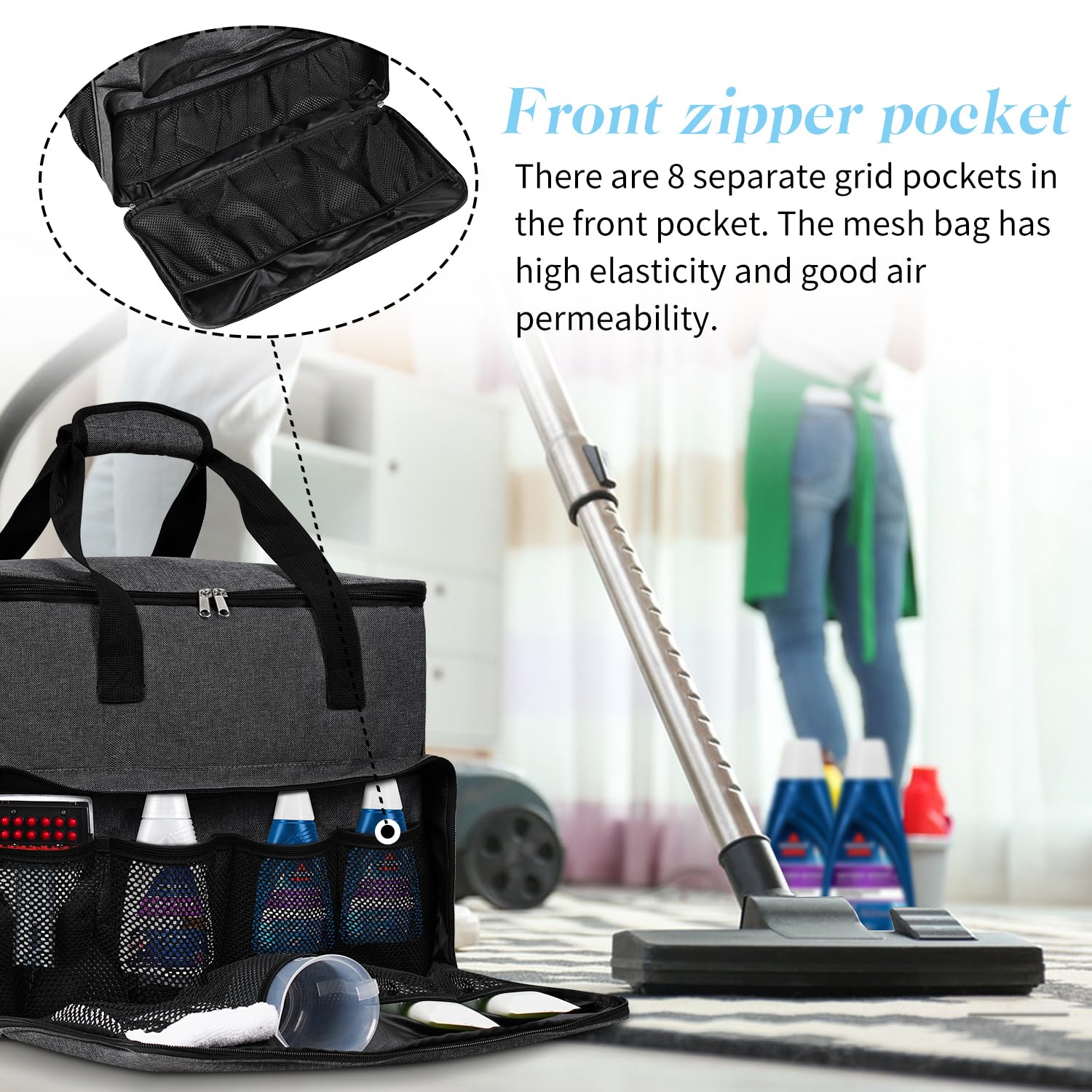 Storage Bag Compatible With Bissell Green Machine Upholstery Cleaner 1400B/3353/74R7, Carrying Bag For Bissell Carpet Cleaner, B