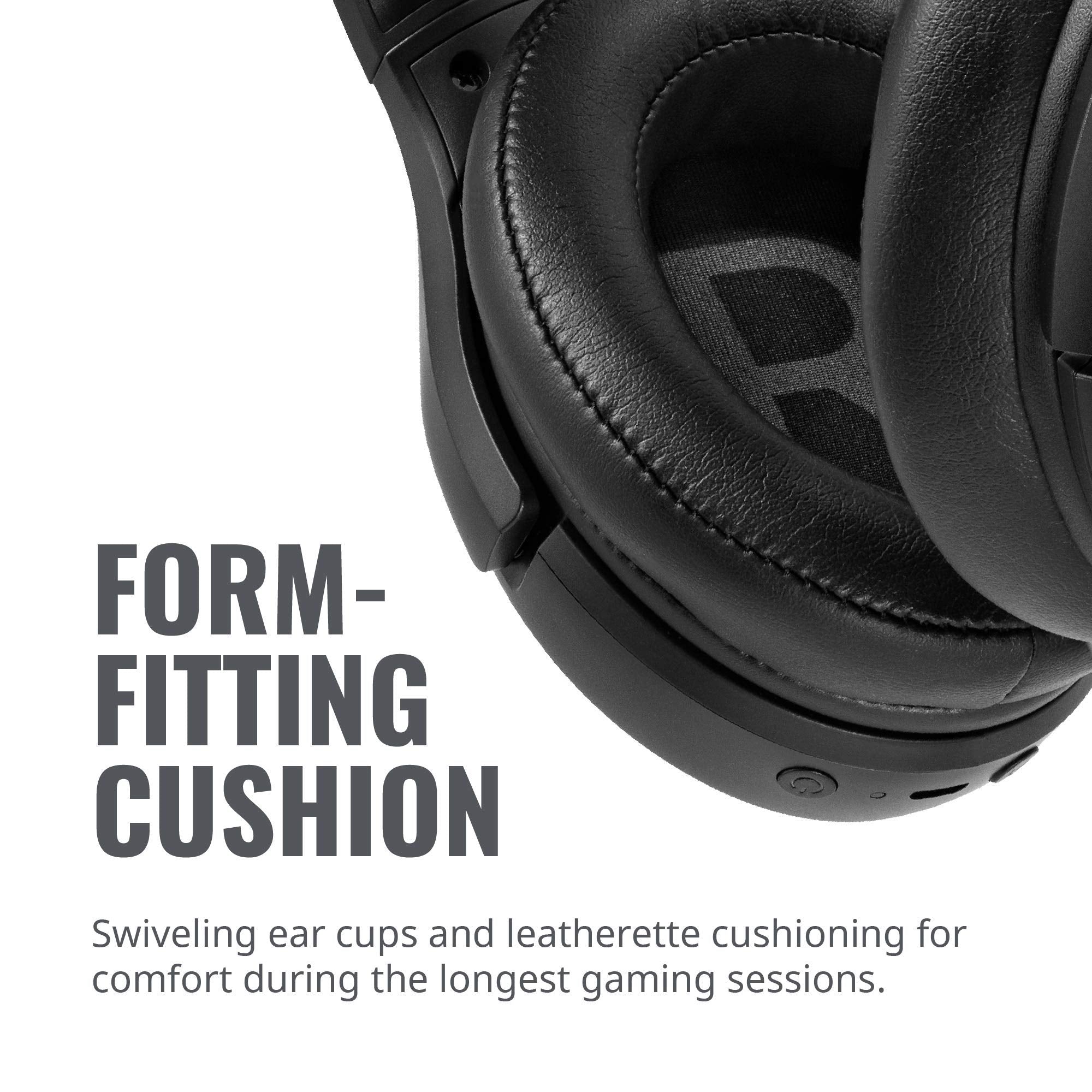 Cooler Master MH670 Gaming Headset - 2.4GHz Wireless, Virtual 7.1 Surround Sound, Black, Aluminum Frame, Detachable Mic