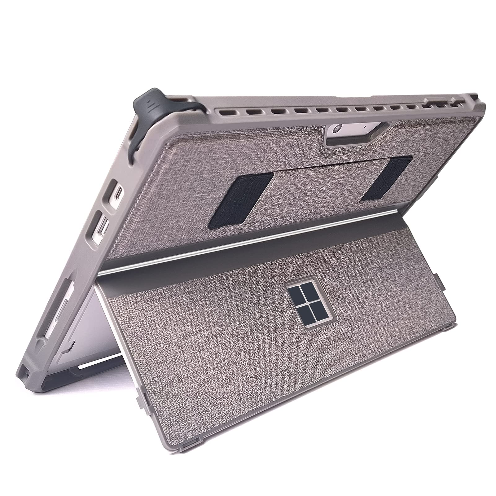 Case for 12.3 Microsoft Surface Pro 7+/Pro 7/Pro 6/Pro 5/Pro 4/Pro LTE Protective Rugged Cover Case, with Stylus Pen Holder and 