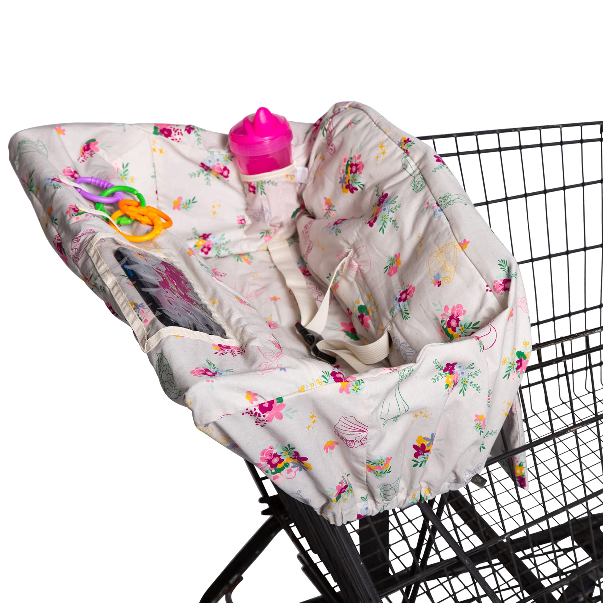 Disney Baby by JL childress Shopping cart  High chair cover for Baby to Toddler