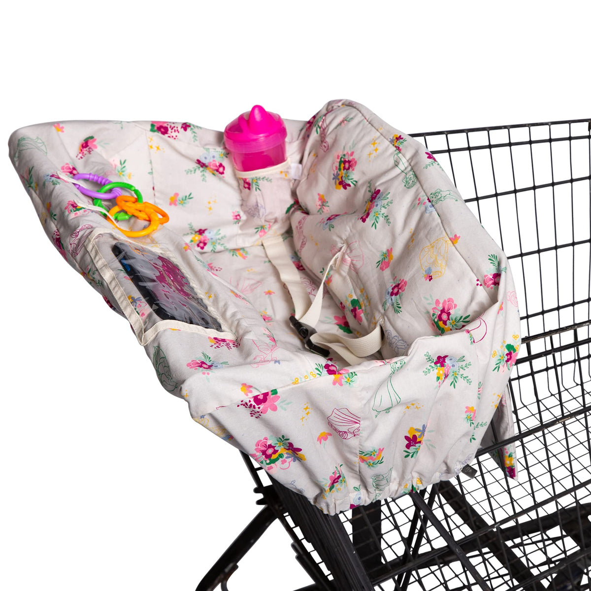 Disney Baby By Jl Childress Shopping Cart  High Chair Cover For Baby To Toddler