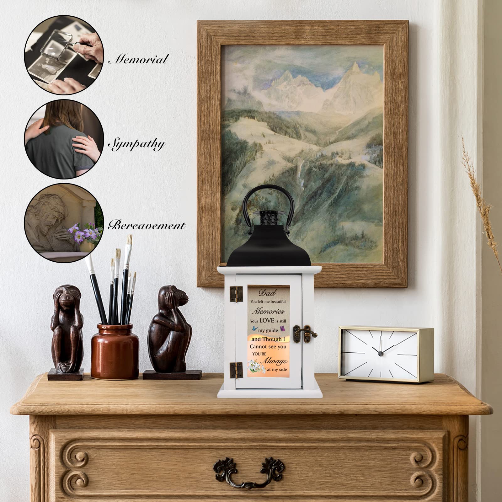 Memorial Lantern   Bereavement Sympathy Gifts For Loss Of Father Memorial Gifts For Loss Of Father Thoughtful Funeral Gifts For