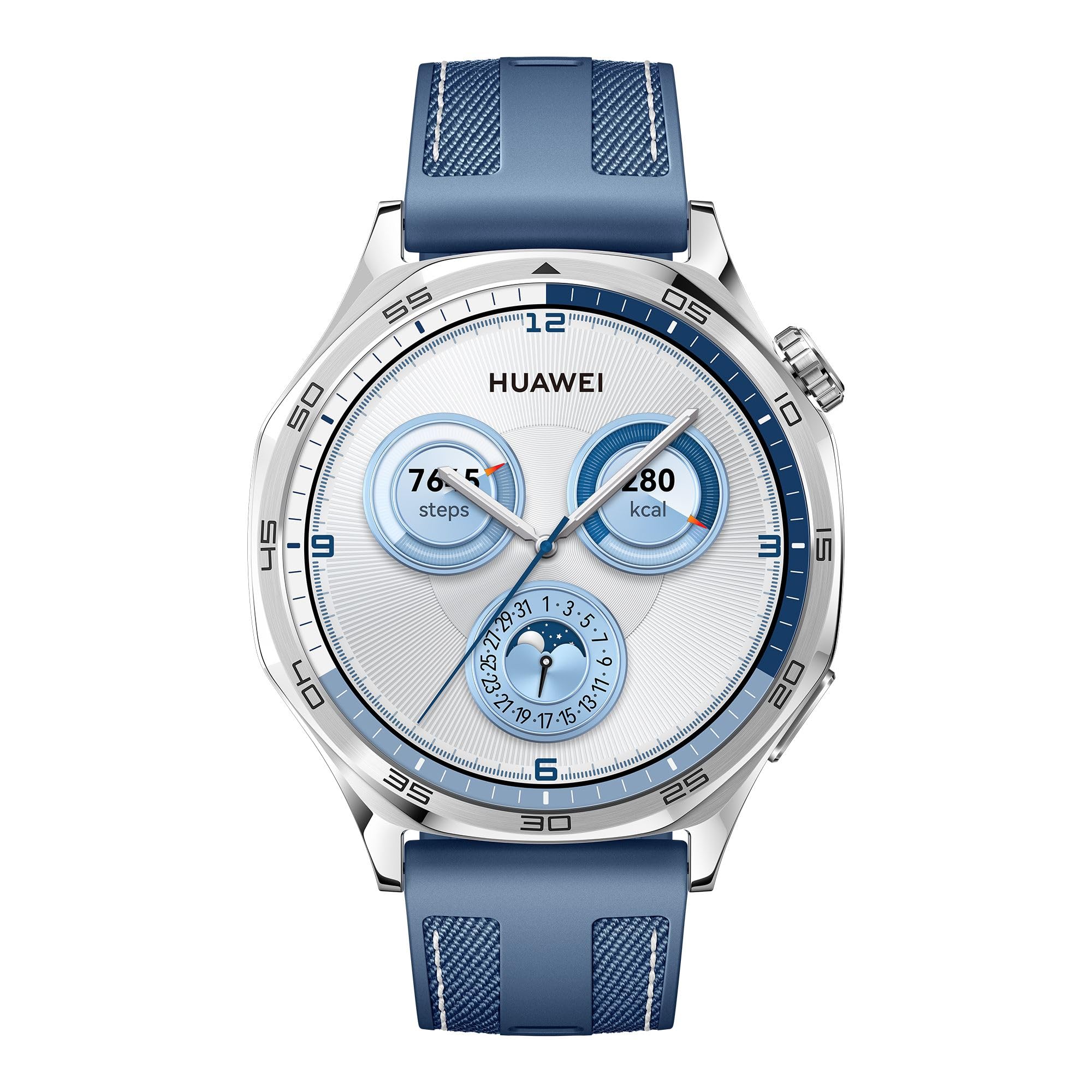 Huawei Watch Gt 5 46Mm Smartwatch, Up To 14 Days Battery Life, All New Running And Cycling Sports Smart Watch, Sharp Edged Desig
