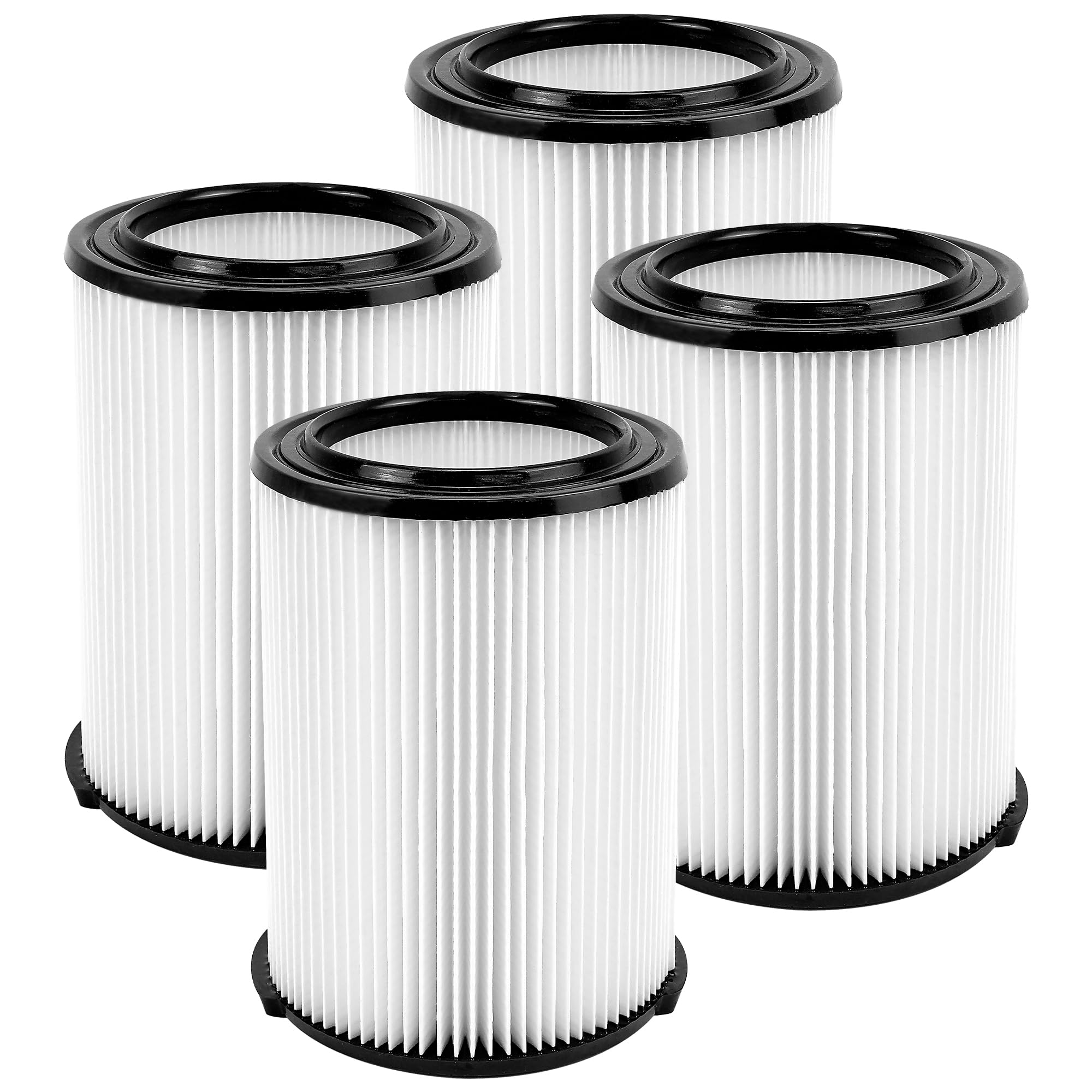 Aliddle Standard Wet Or Dry Vac Vf4000 Filter Replacement Compatible With Ridgd 5 20 Gallons Vacuum Cleaner, Husky 6 9 Gal Wd550