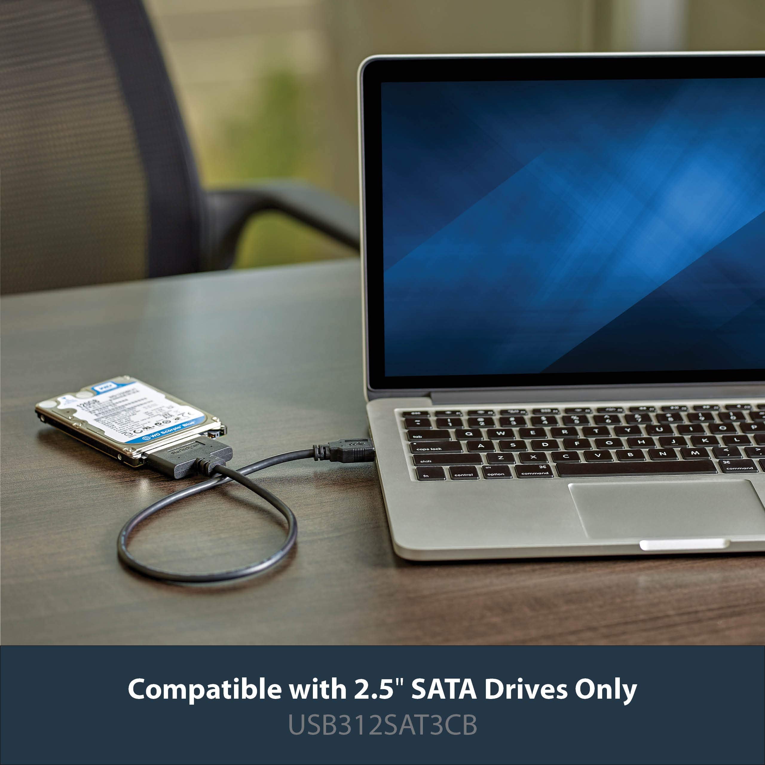 Startech.Com Usb 3.1 To 2.5'' Sata Hard Drive Adapter   Usb 3.1 Gen 2 10Gbps With Uasp External Hdd/Ssd Storage Converter (Usb31