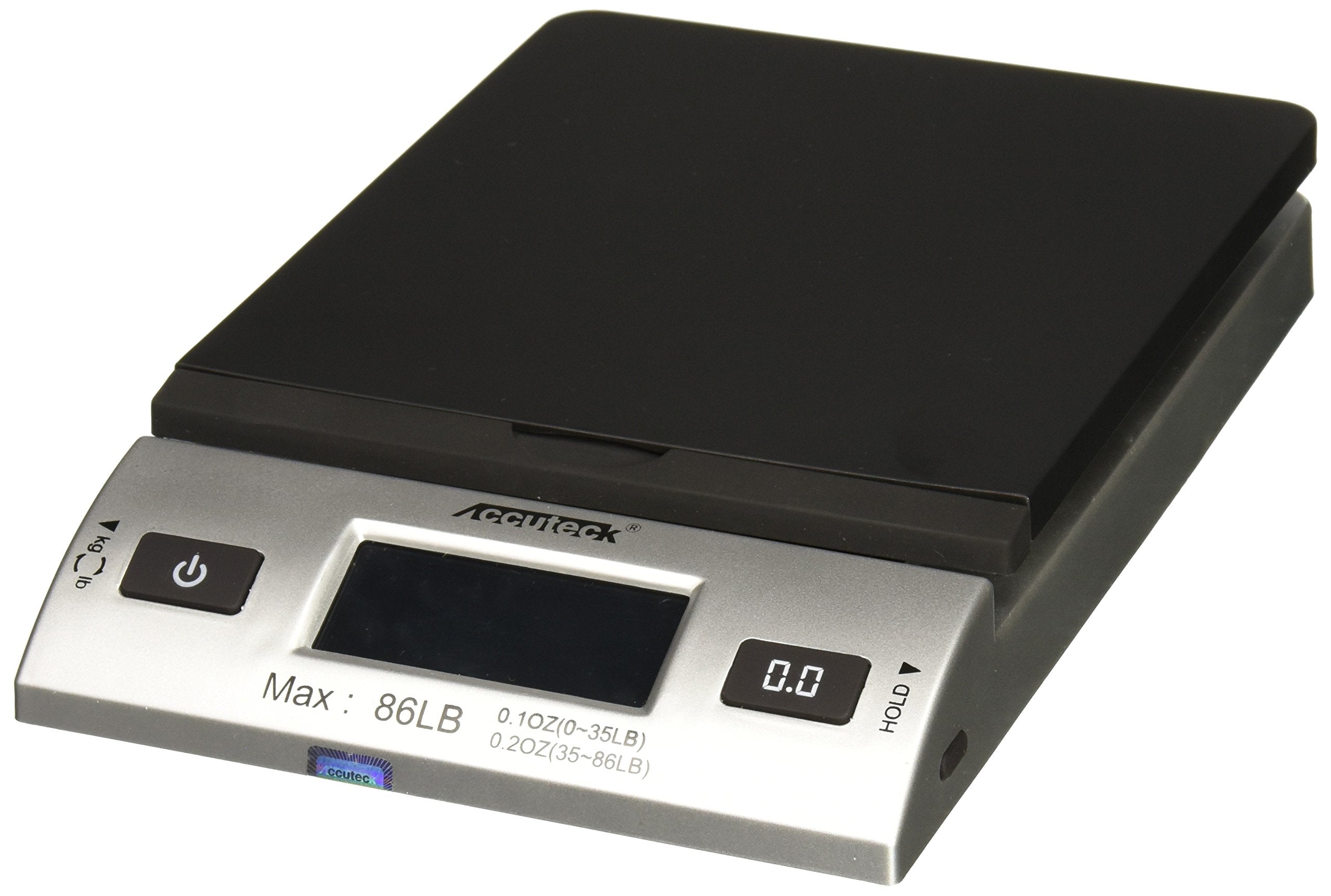 Accuteck S 86 Lb All In One Silver Digital Shipping Postal Scale With Adapter (W 8260 86Bs)
