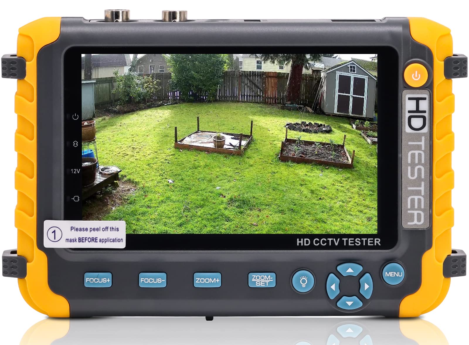 Anpviz 5 Inch 4 In 1 Cctv Monitor Tester, Ahd/Tvi/Cvi/Cvbs Coaxial Analog Video Cctv Tester, Utp/Ptz Cable Test For 1080P/3Mp/4Mp/5Mp/8Mp Analog Security Camera, Vga Dc12V Output Camera