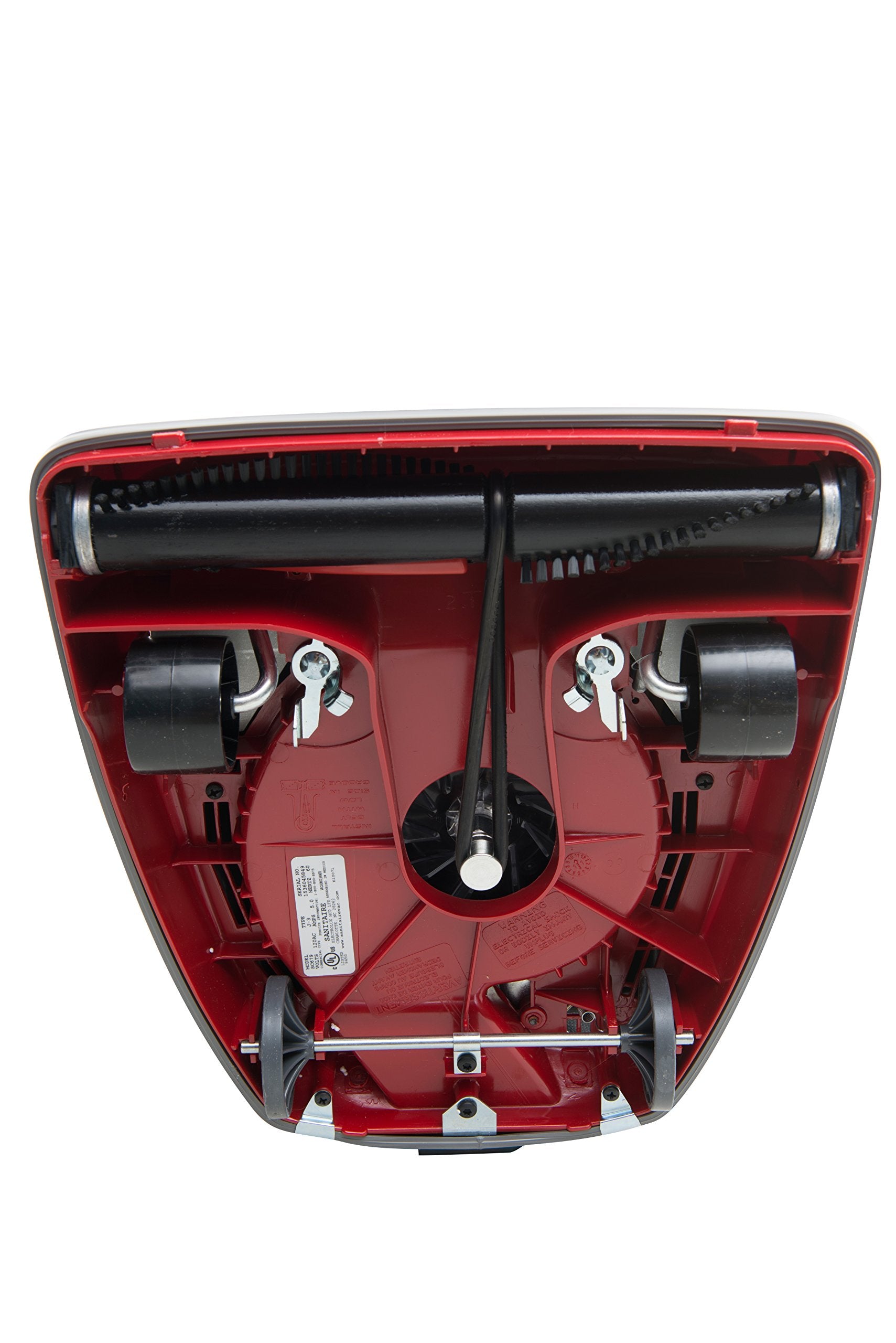 Sanitaire Euksc679J Commercial Shake Out Bag Upright Vacuum Cleaner With 5 Amp Motor, 12'' Cleaning Path,Red