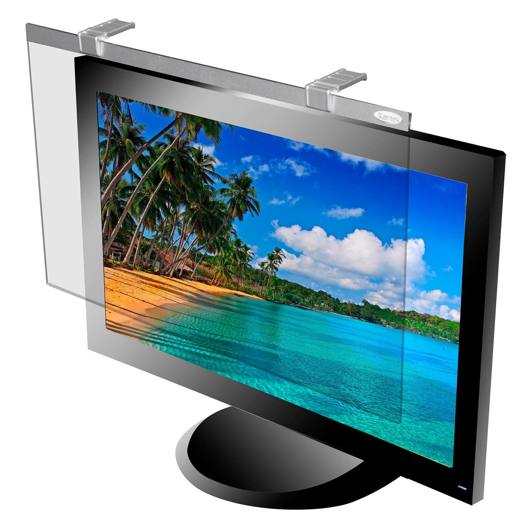 Kantek Lcd Protect Deluxe Anti Glare Filter For 24 Inch Widescreen Monitors (16:10 And 16:9 Aspect Ratios) (Lcd24W),Silver