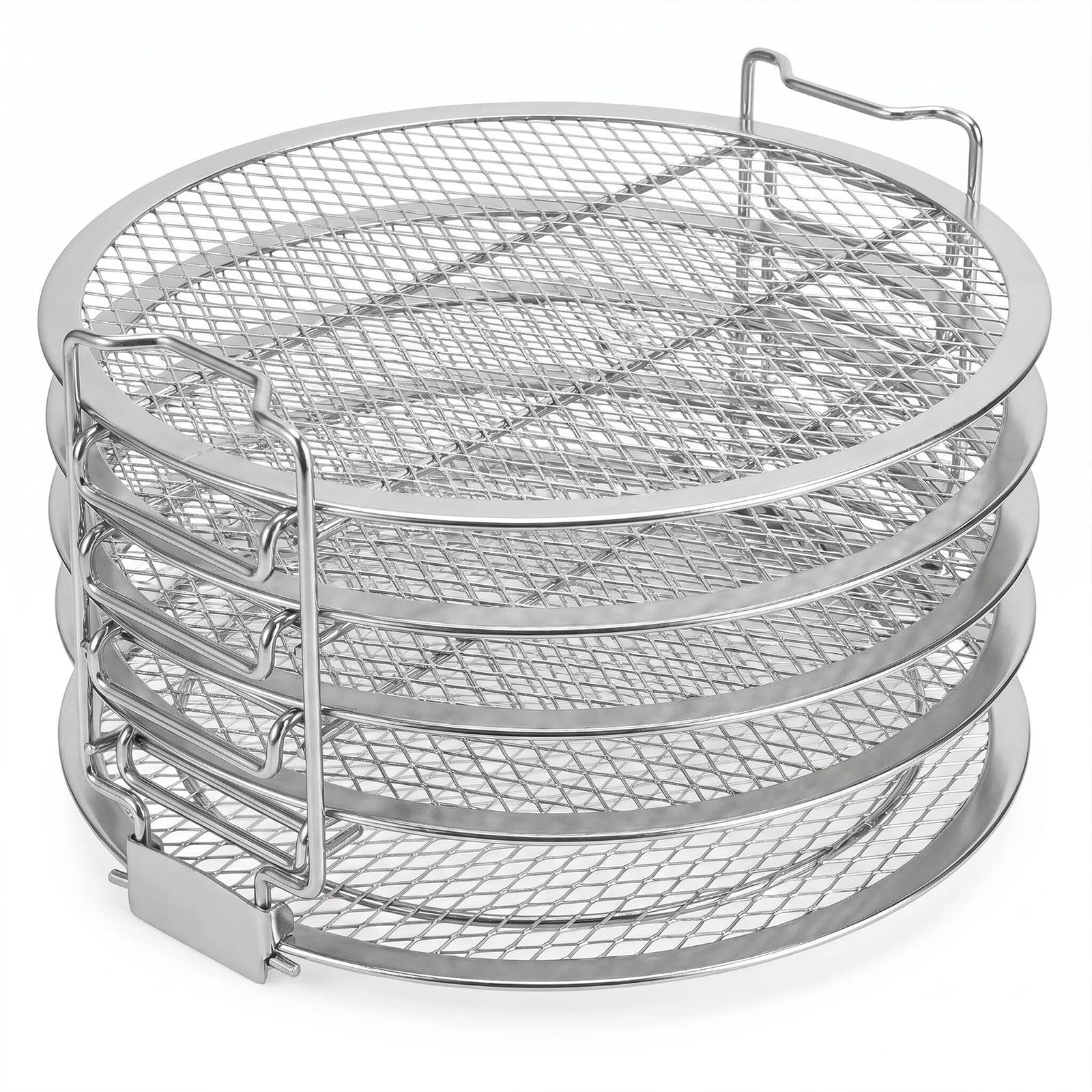 YUXINGK Dehydrator Rack Stainless Steel Stand Accessories Compatible with Ninja Foodi Pressure Cooker and Air Fryer 6.5 and 8 Qu