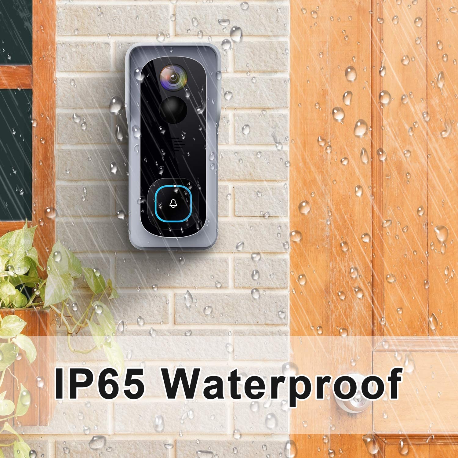 ***DISCONTINUED*** Silarius SIL-DOORBELL2MPBSDB 2MP, WiFi Battery Powered Smart Doorbell Camera + Chime (Outdoor IP65), Cloudedge app , includes 32GB MicroSD card