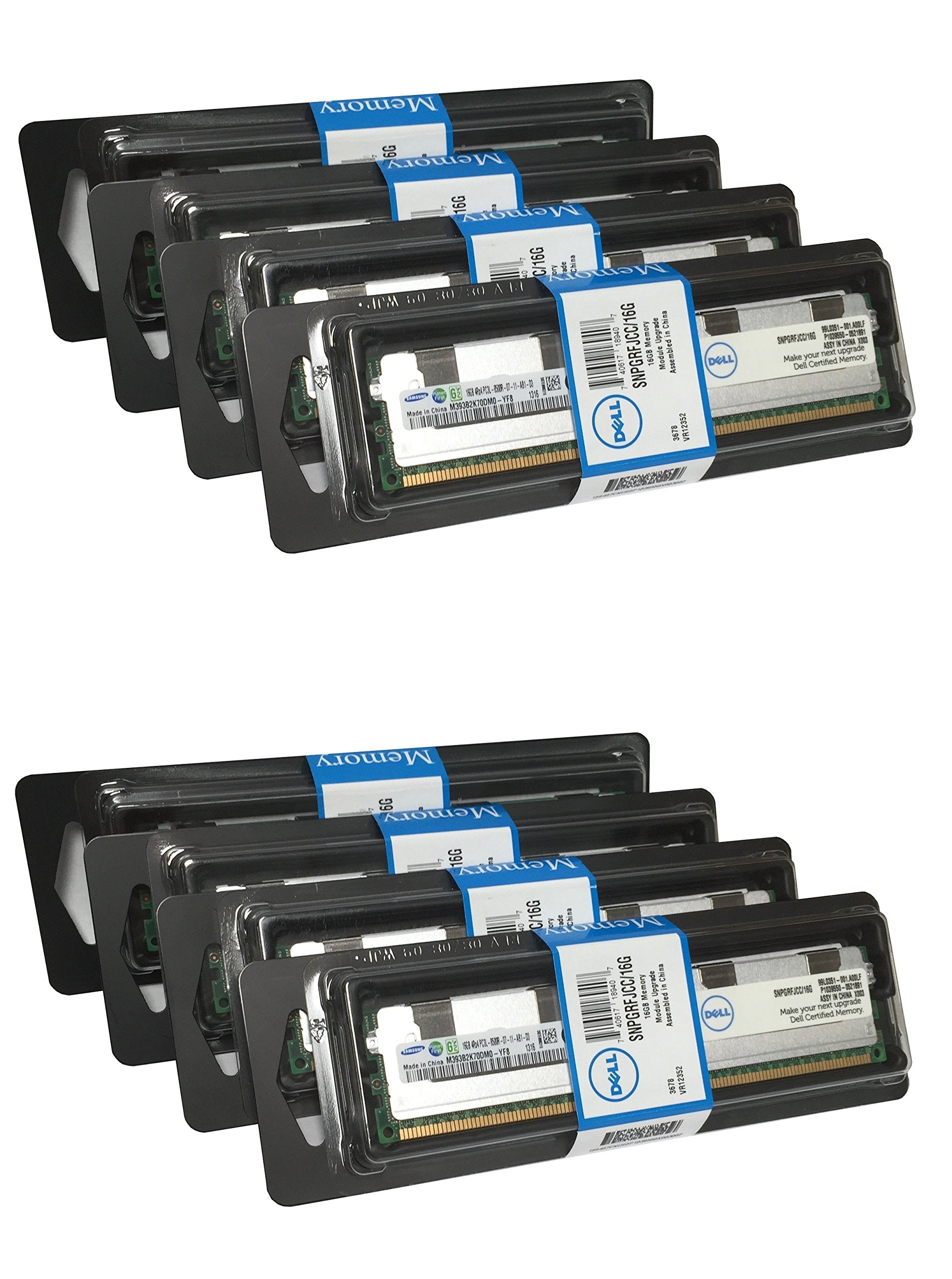 Dell 128Gb (8X16Gb) Server Ram Upgrade For Dell Poweredge R410 Ddr3 1066Mhz Pc3 8500 Ecc Registered 4Rx4 Cl7 1.35V Snpgrfjcc/16G