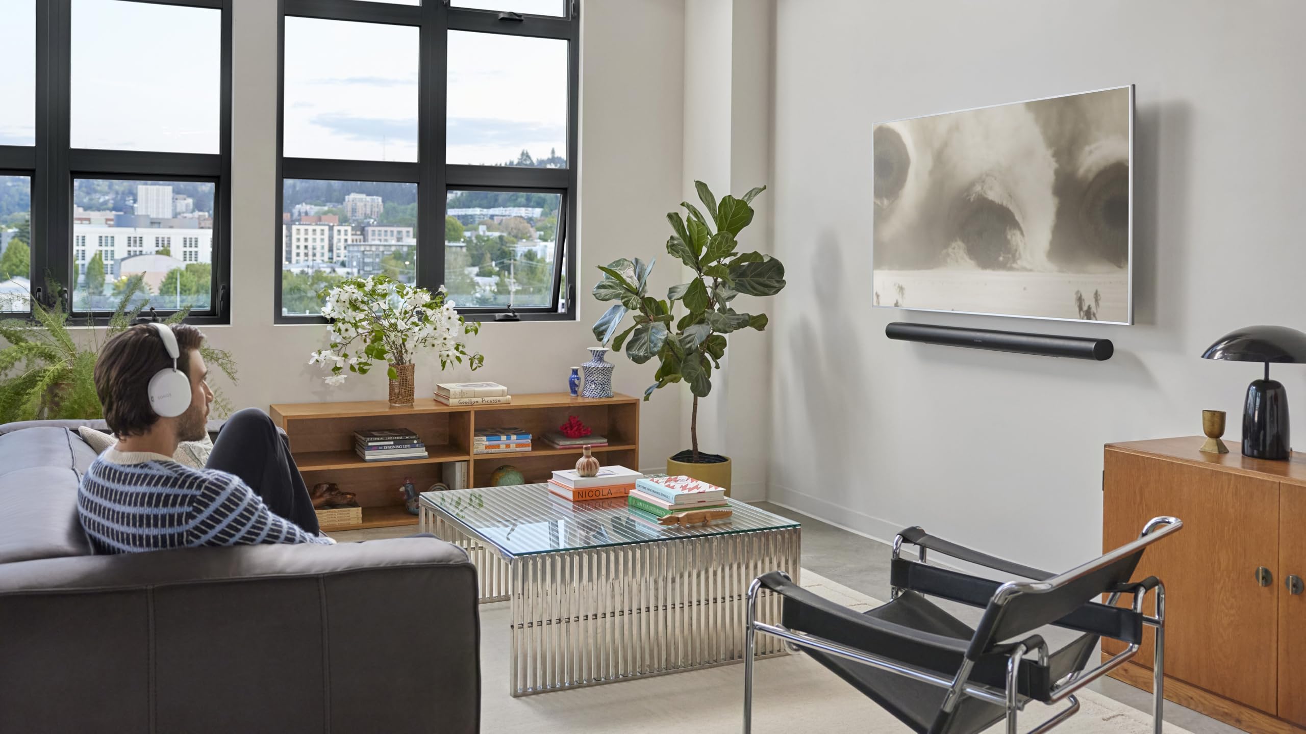 Sonos Arc Ultra Soundbar With Dolby Atmos And Voice Control - 9.1.4 Surround Sound For Tv And Music - Black