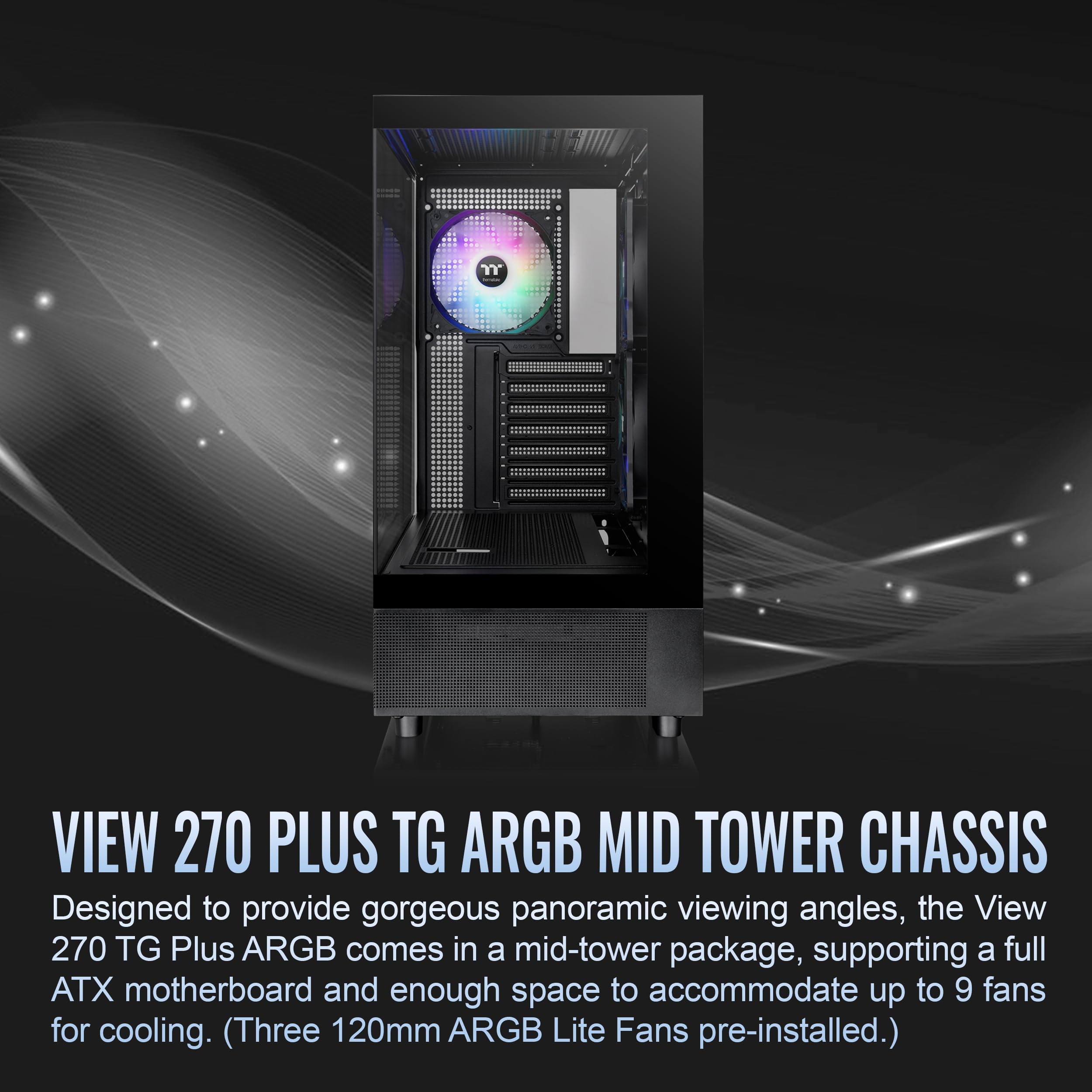 View 270 Plus Tg Argb Black