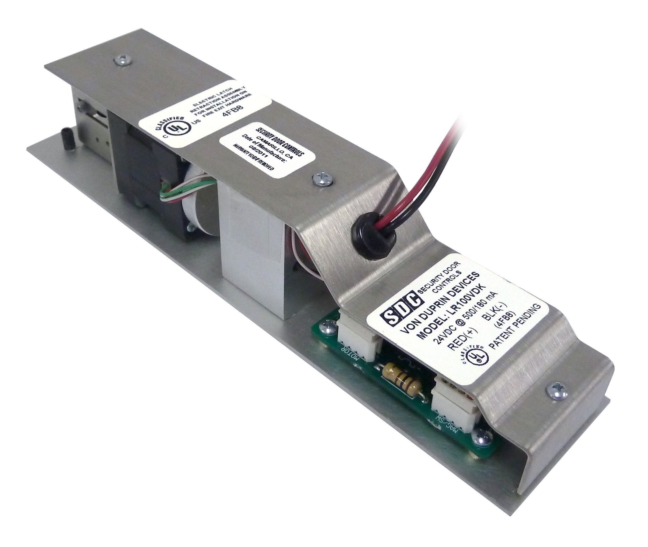 SDC LR100YDK QuietDuo Dual Latch Retraction, 450 mA, Yale Retrofit Kit, 30
