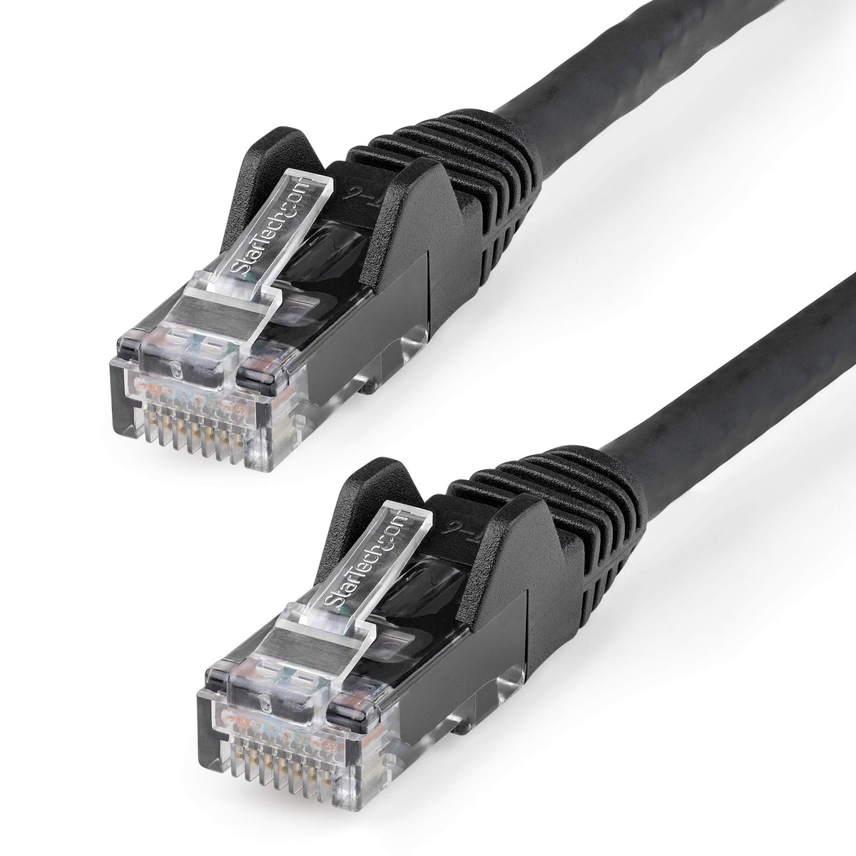 StarTech.com 4ft CAT6 Ethernet Cable   Black CAT 6 Gigabit Ethernet Wire  650MHz 100W PoE RJ45 UTP Network/Patch Cord Snagless w/Strain Relief Fluke Tested/Wiring is UL Certified/TIA (N6PATCH4BK)