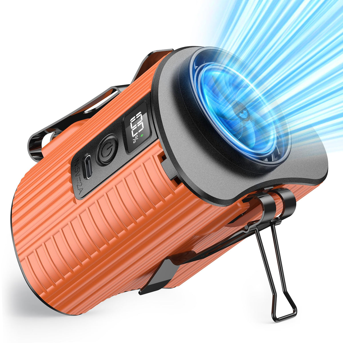 Amacool Portable Waist Fan, 11000Rpm Strong Airflow With 5 Speeds, 20Hrs Cooling, Personal Waist Clip Fan, Hands Free Shirt Fan