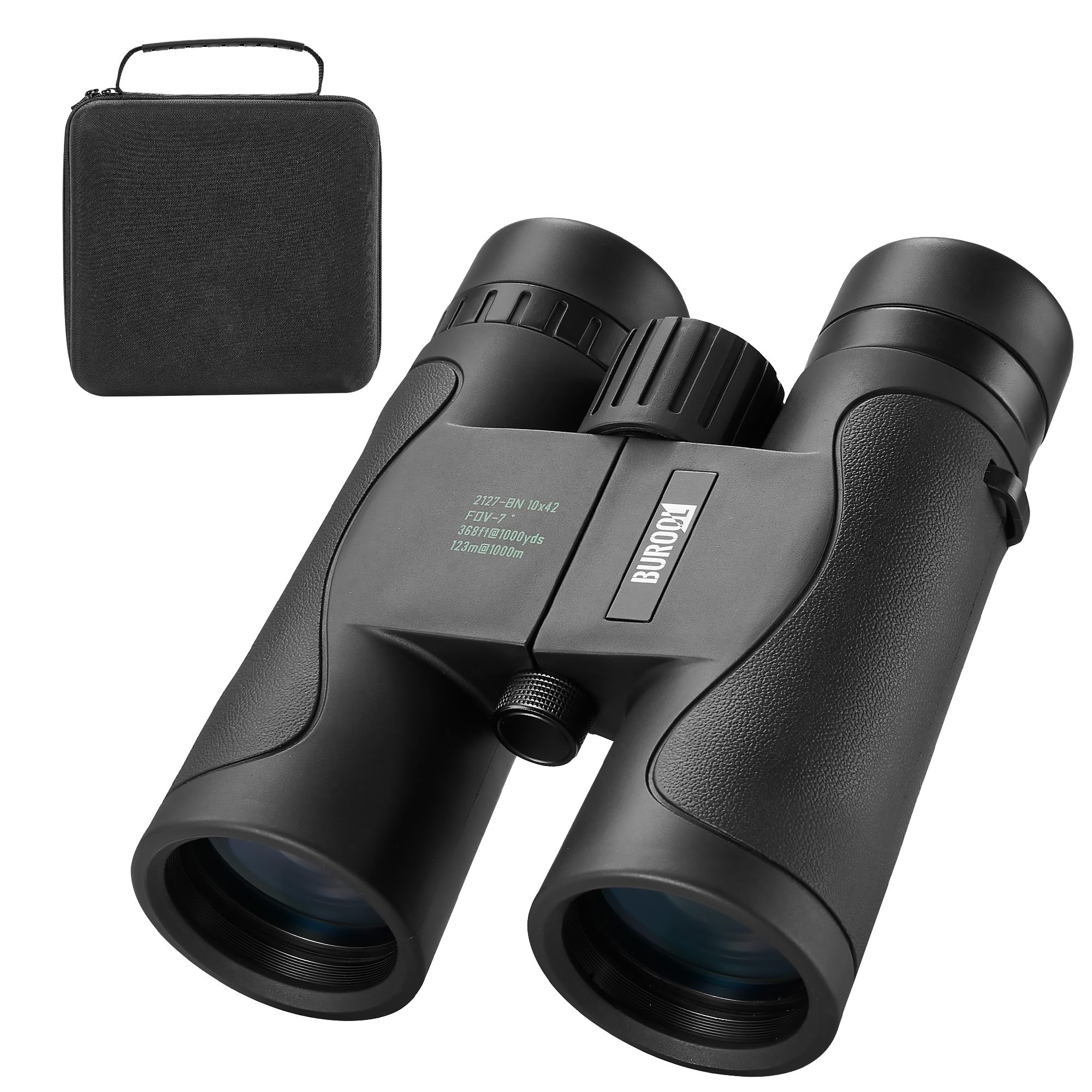 10X42 Hd Professional Binoculars For Adults   High Power Binoculars With Bak4 Prism Fmc Lens, Waterproof Compact Binoculars For