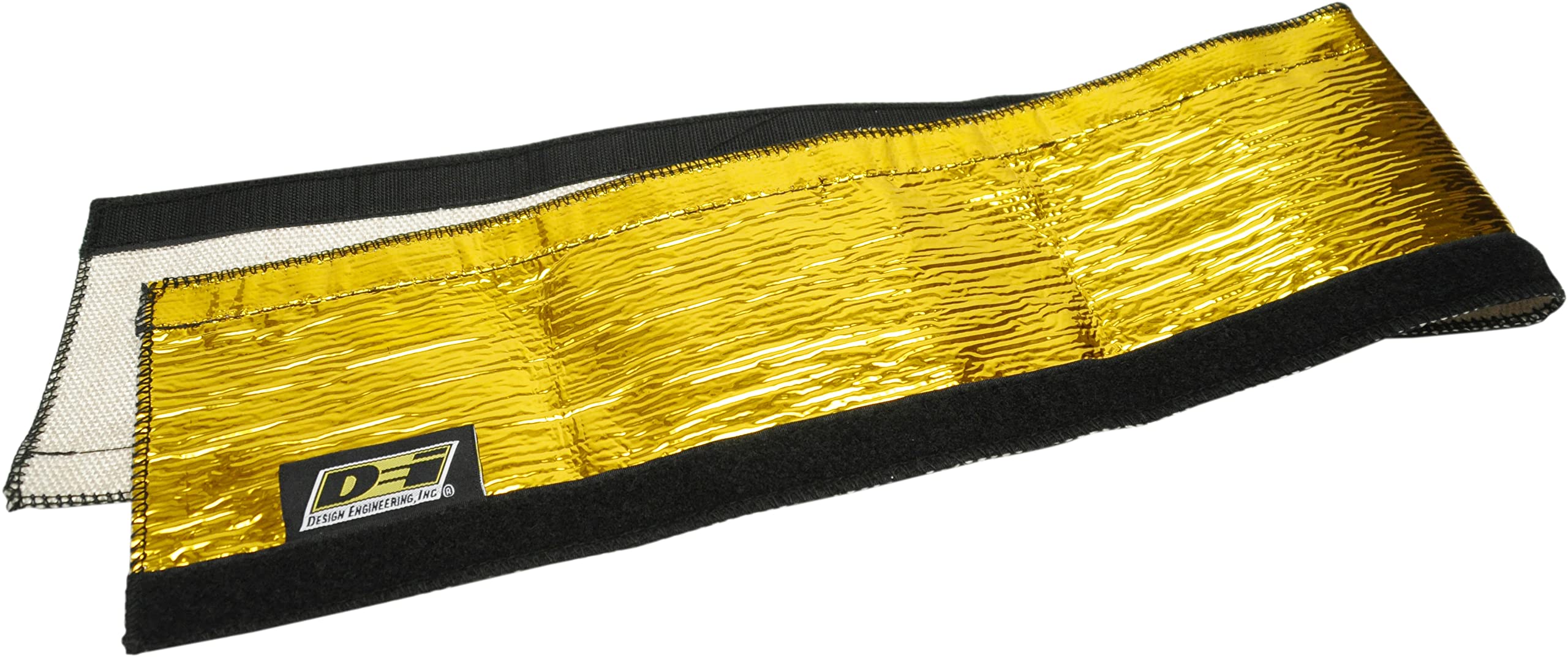 Design Engineering Heat Shroud Gold - 2 - 2-1/2 I.D. x 36 High-Temperature Line Sleeving | Reflects Radiant Heat up to 800F | Ho