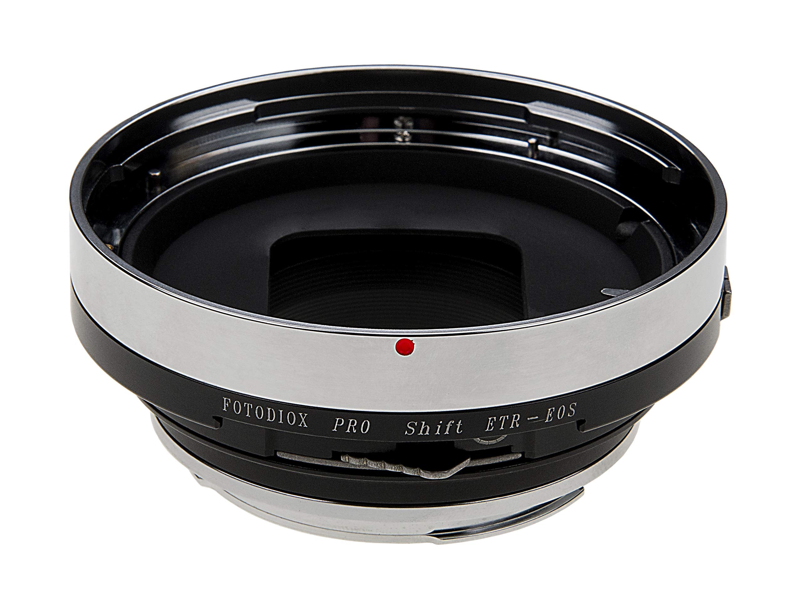 Fotodiox Pro Lens Mount Shift Adapter - Bronica ETR Mount Lens to Canon EOS (EF, EF-S) Mount SLR Camera Body