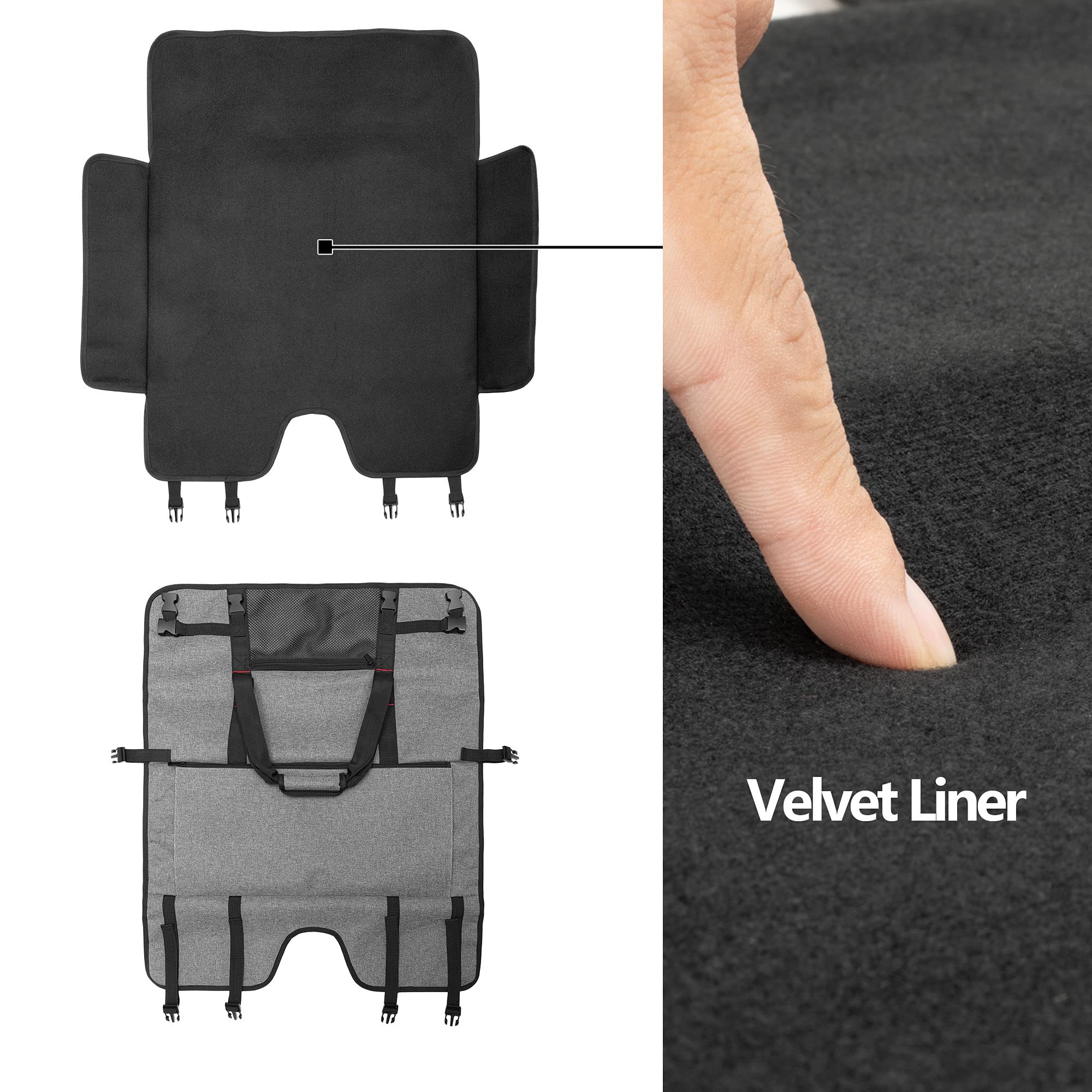 Trunab Travel Carrying Case For 27'' Lcd Screens And Monitors, With Padded Velvet Lining, Protective Monitor Bag Compatible With