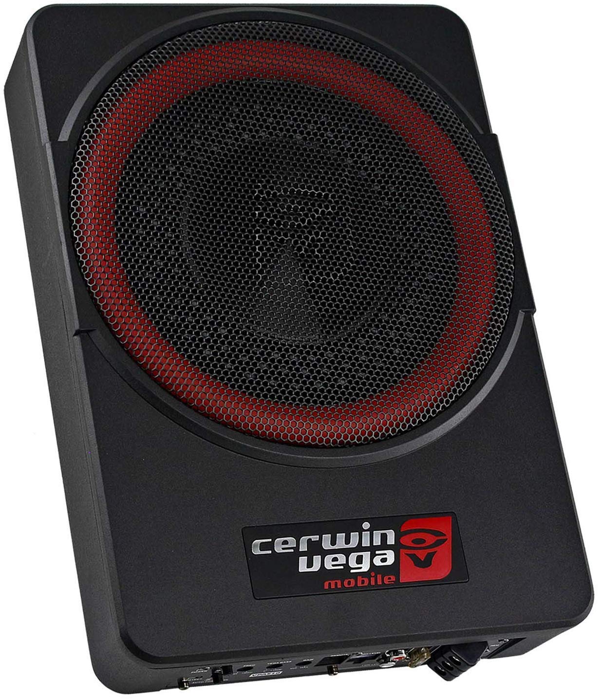 Cerwin Vega Vpas10V2 10'' 550W Max / 200W Rms Low Profile Active Powered Subwoofer With Built In Amplifier Module For Working Wi
