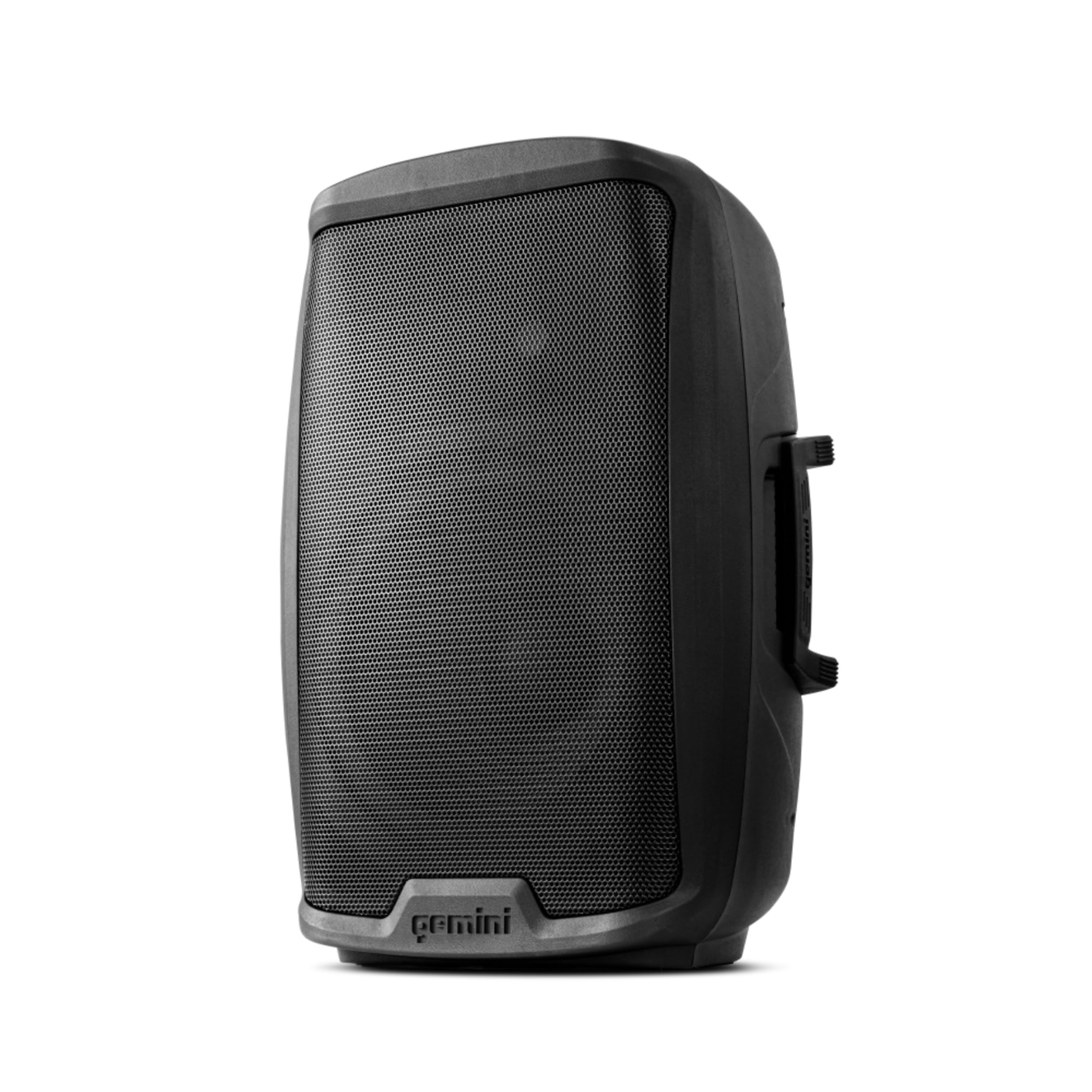 Gemini Sound As 2112Bt Active 12 Inch Woofer 1500W Watt Dj Monitor Powered Amplified Pa Speakers System With Bluetooth, Wireless Stereo Pairing, Onboard 2 Channel Mixer, Handles, Portable Fly Points