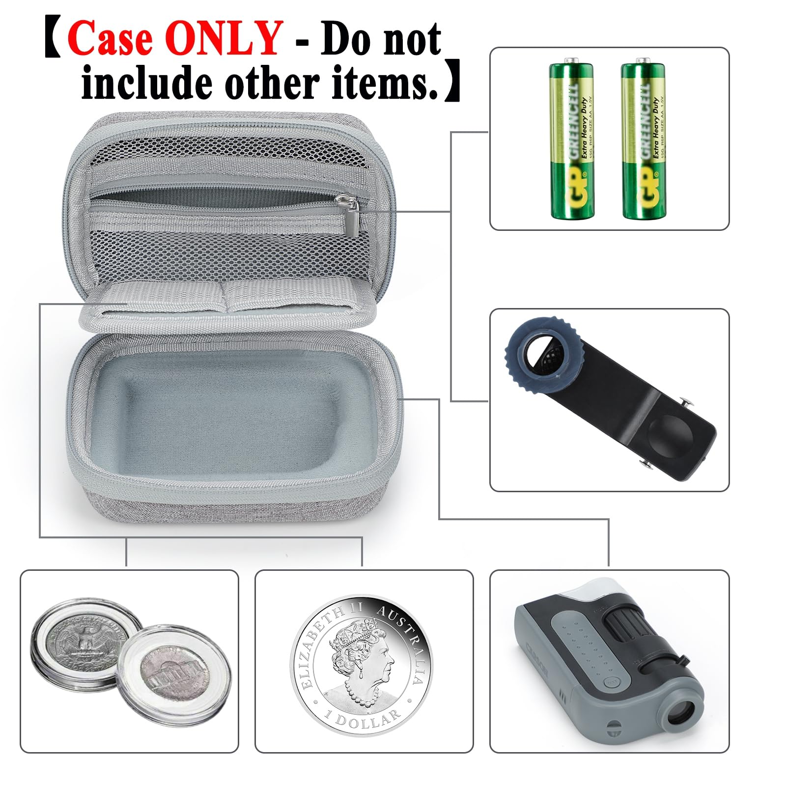 Jiusion Usb Microscope Case For Carson Microbrite Plus (Mm 300) Bnise Lakwar Bebang Brand Pocket Microscope Mini Handheld Scope,