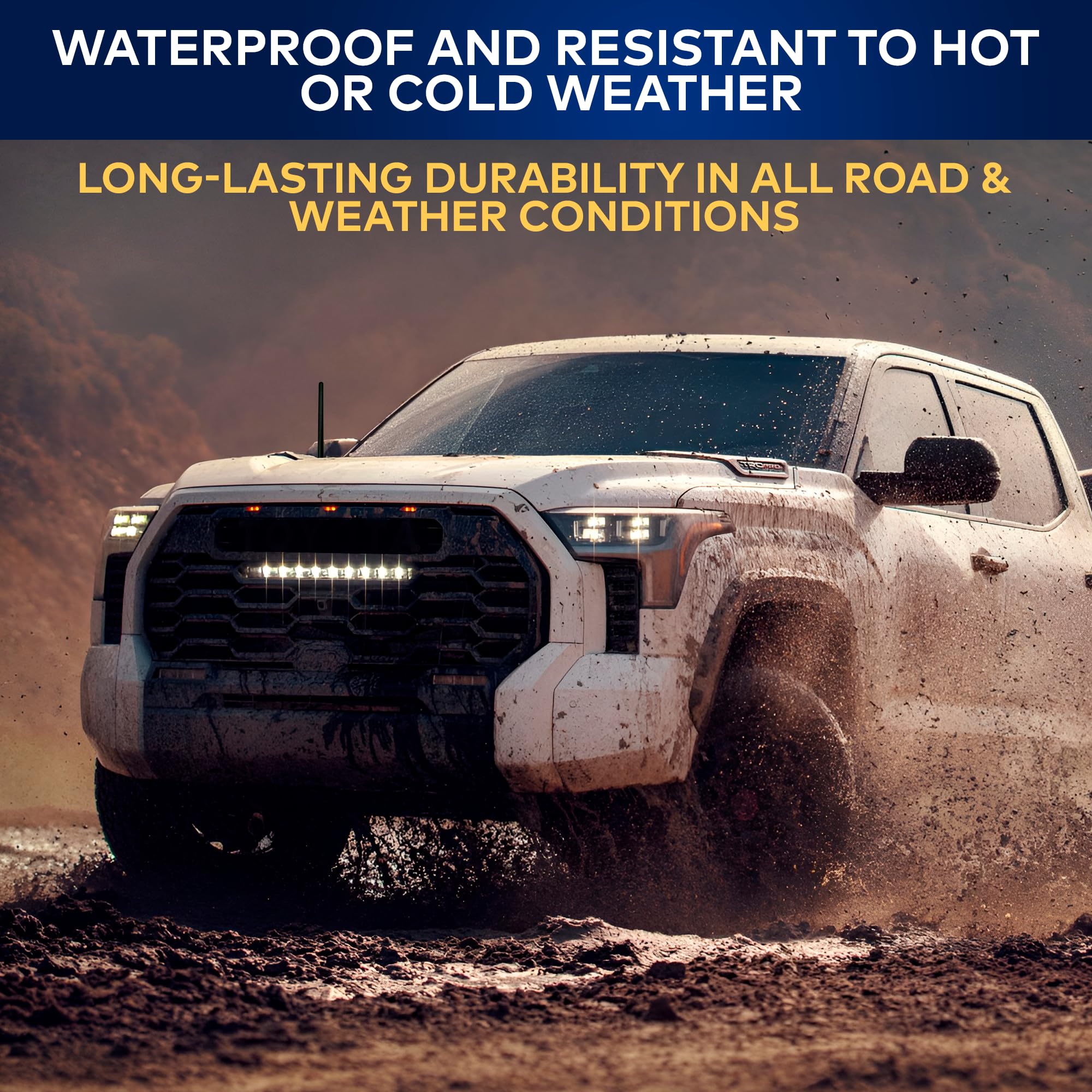 Antenna Mast For Toyota Tundra 2007 2021, Black Automotive Antenna Replacement For Cars, Trucks & Suv   Am Fm Radio Compatible