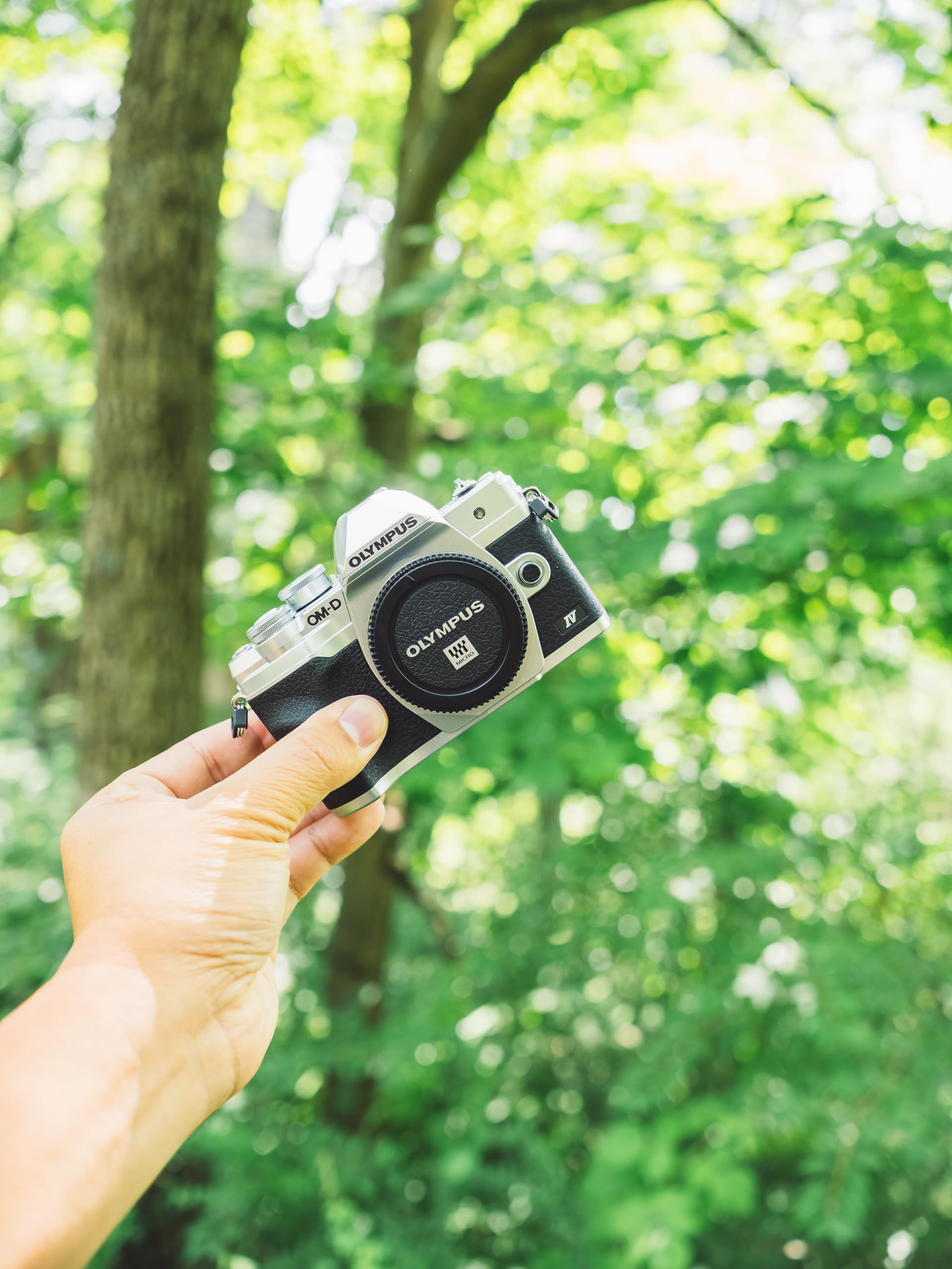 Olympus Om D E M10 Mark Iv Camera Body (Silver)